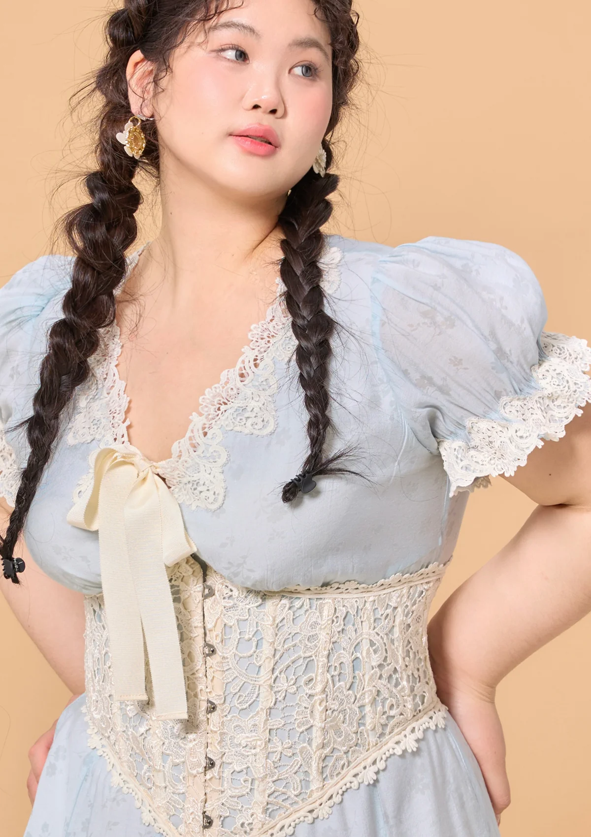 Curve & Plus Summer Wind Corset - Thrancidy