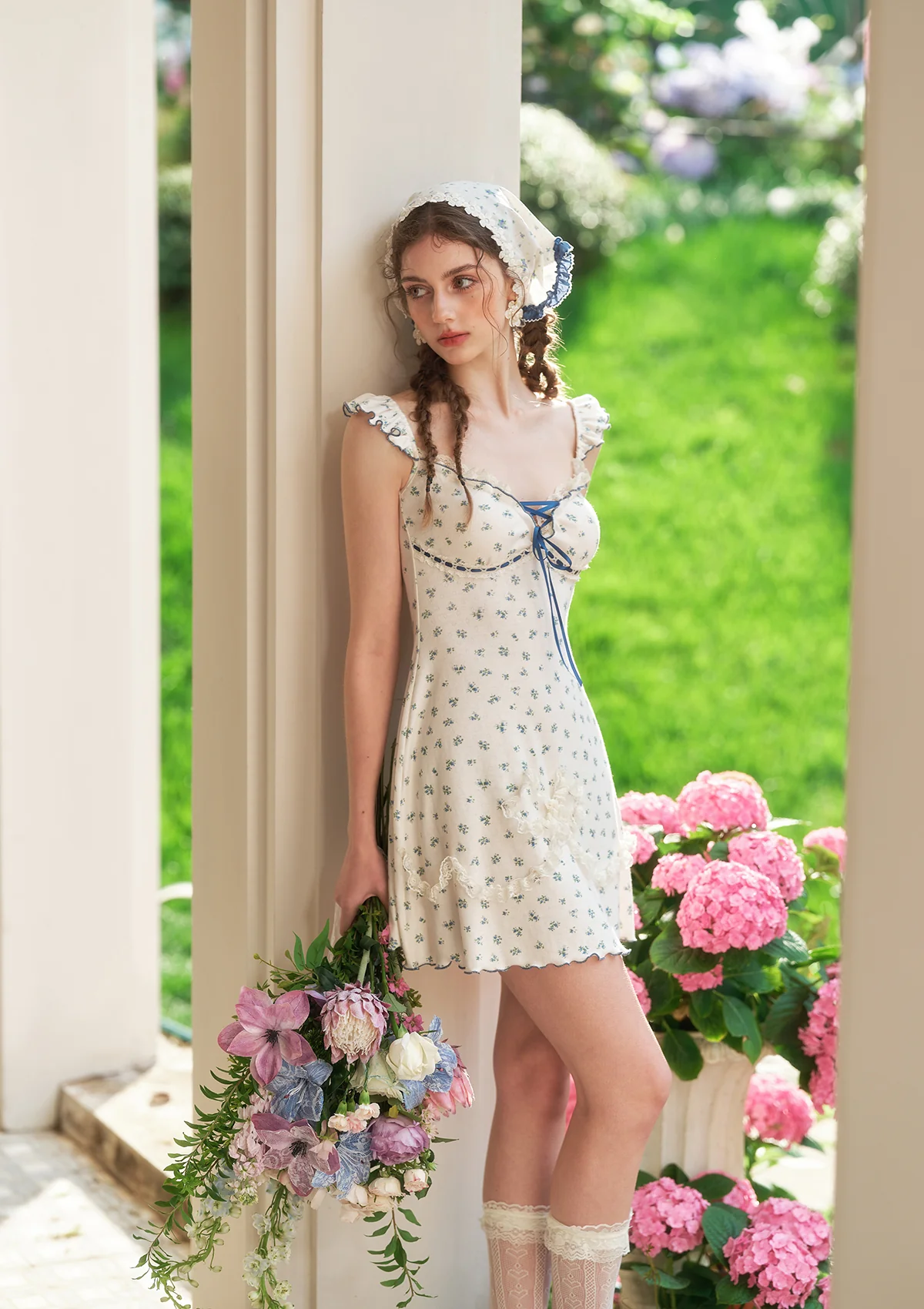 Blue Afternoon Dress - Thrancidy