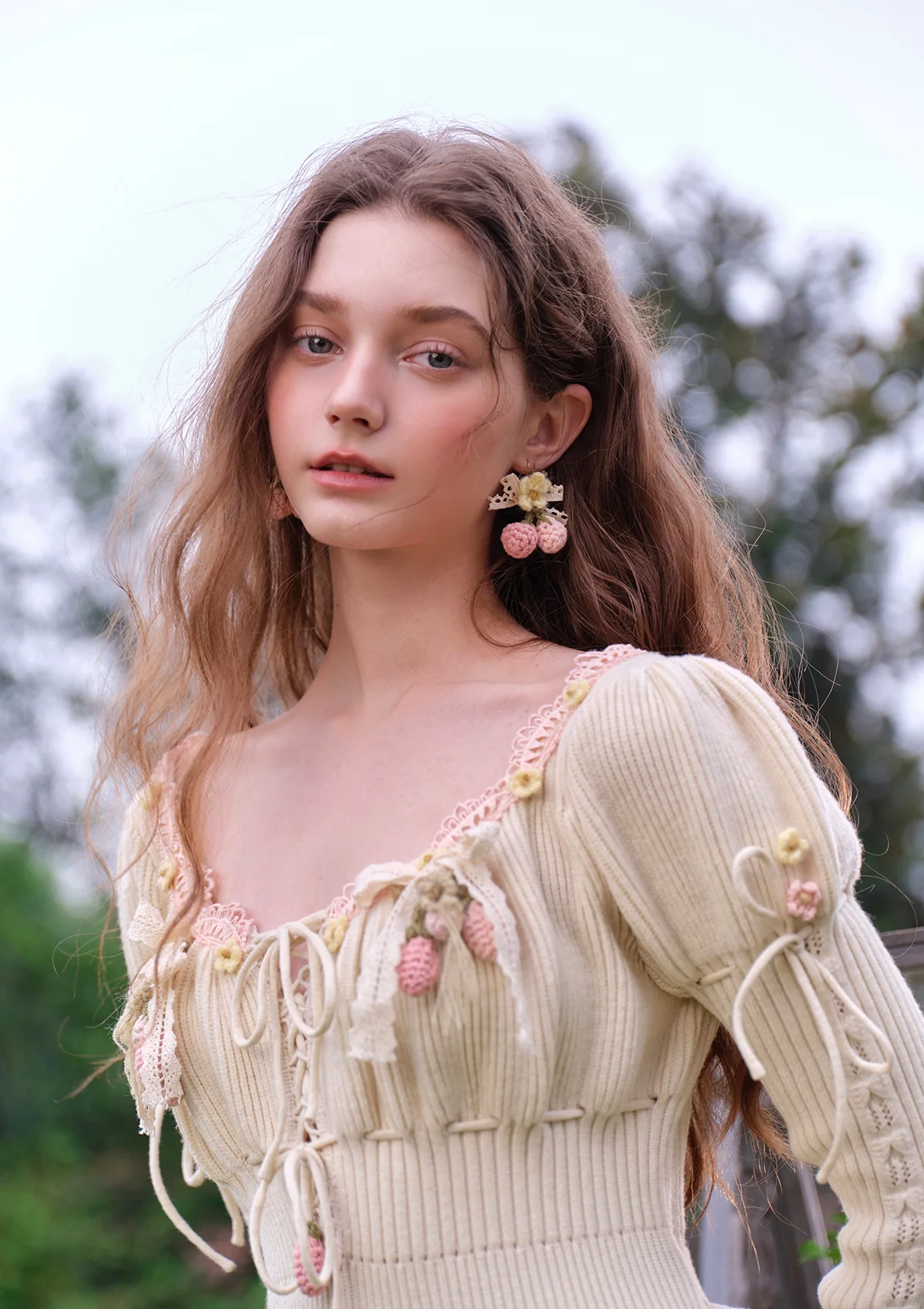 The Secret of Kingdom Flowerberry Ear Studs - Thrancidy