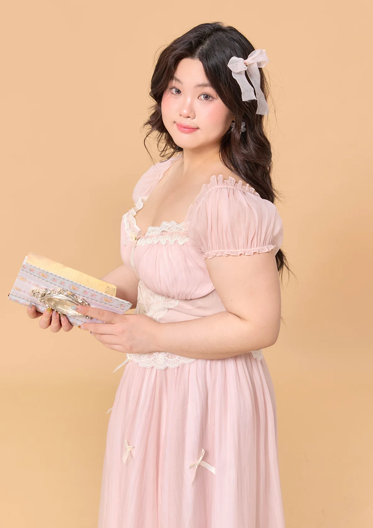 Curve & Plus Pink Mist Fairy Dress - Thrancidy