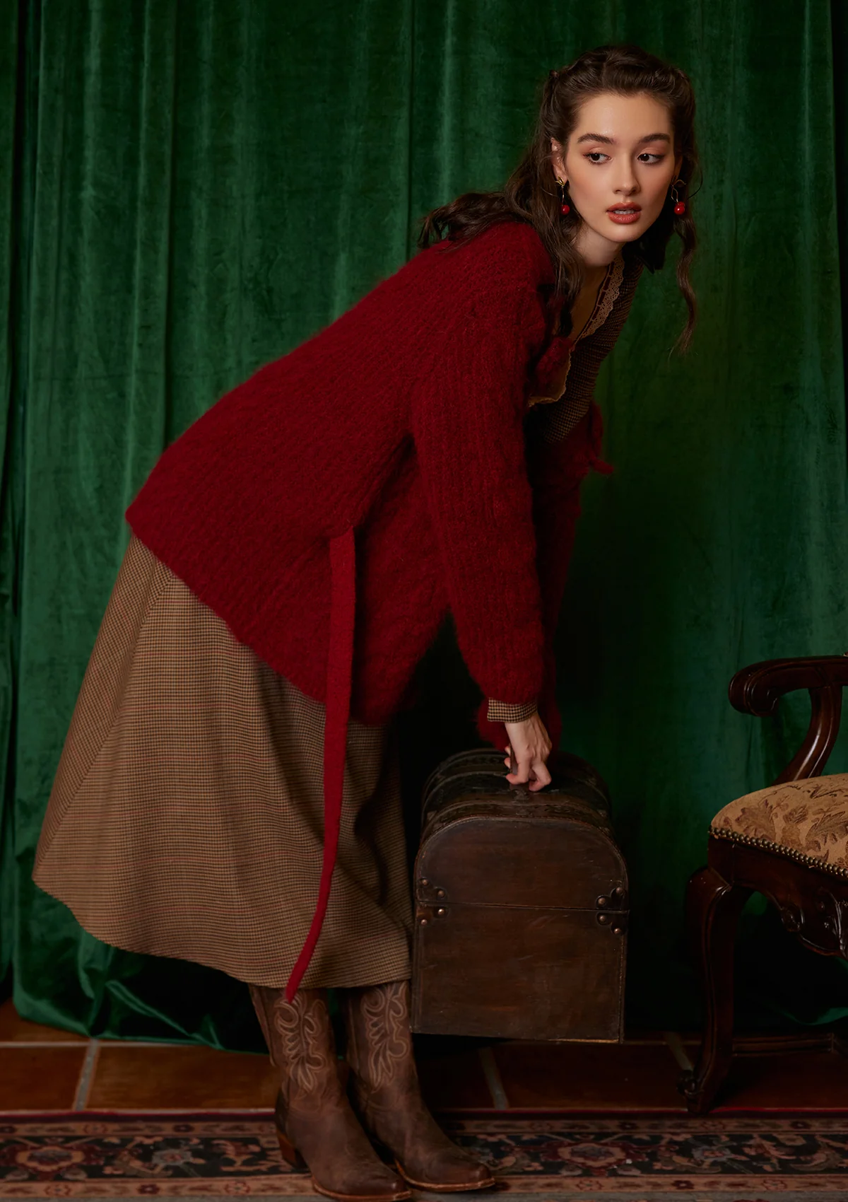 Semi-sweet Chiffon Knit Cardigan - Thrancidy