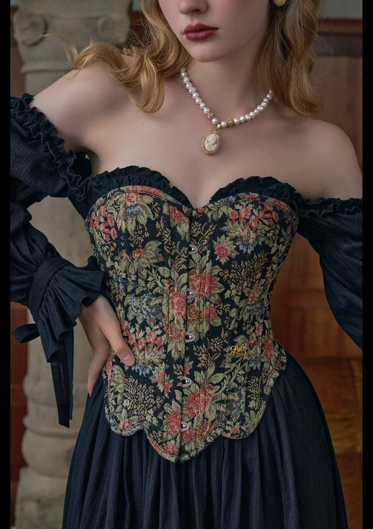 Flower & Mirror Corset - Thrancidy