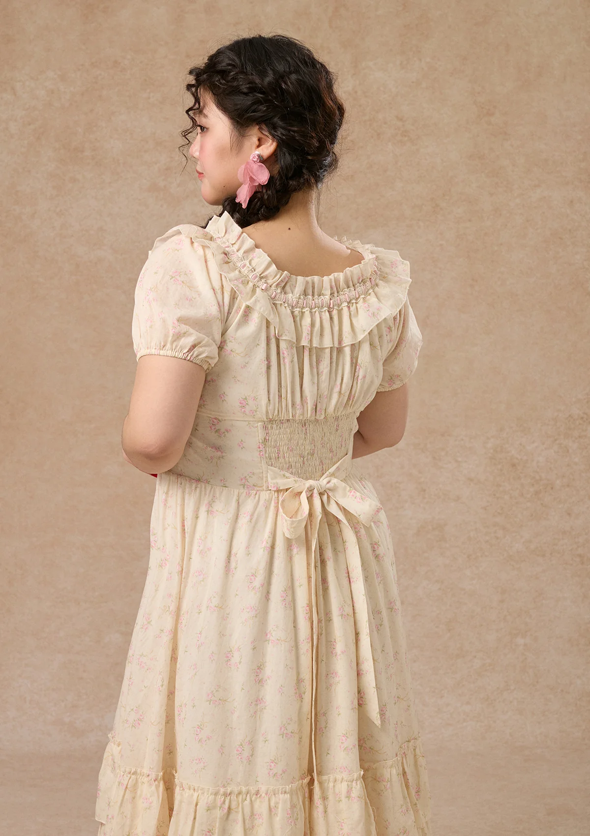 Curve&Plus Flower&Poetry Corset Dress - Thrancidy