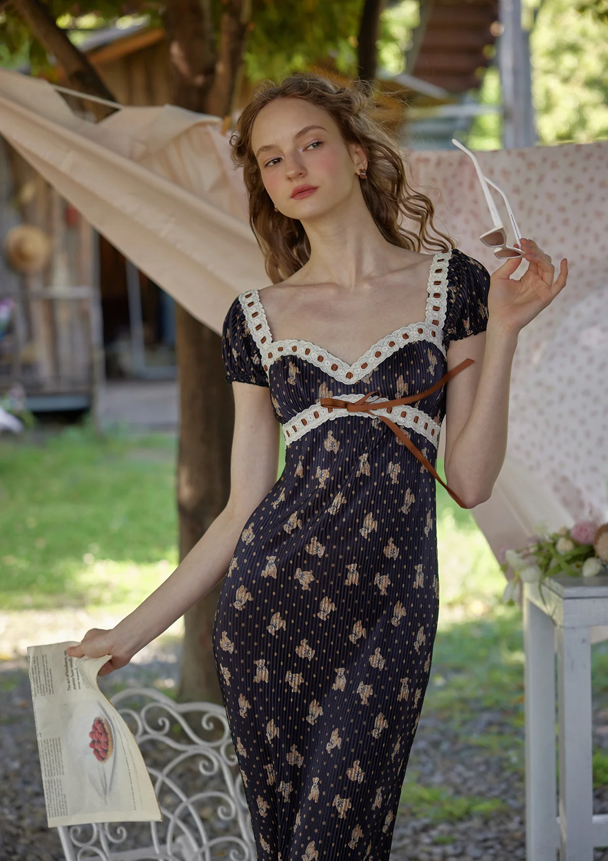 Muffin Bear in Vacation Dress - Thrancidy