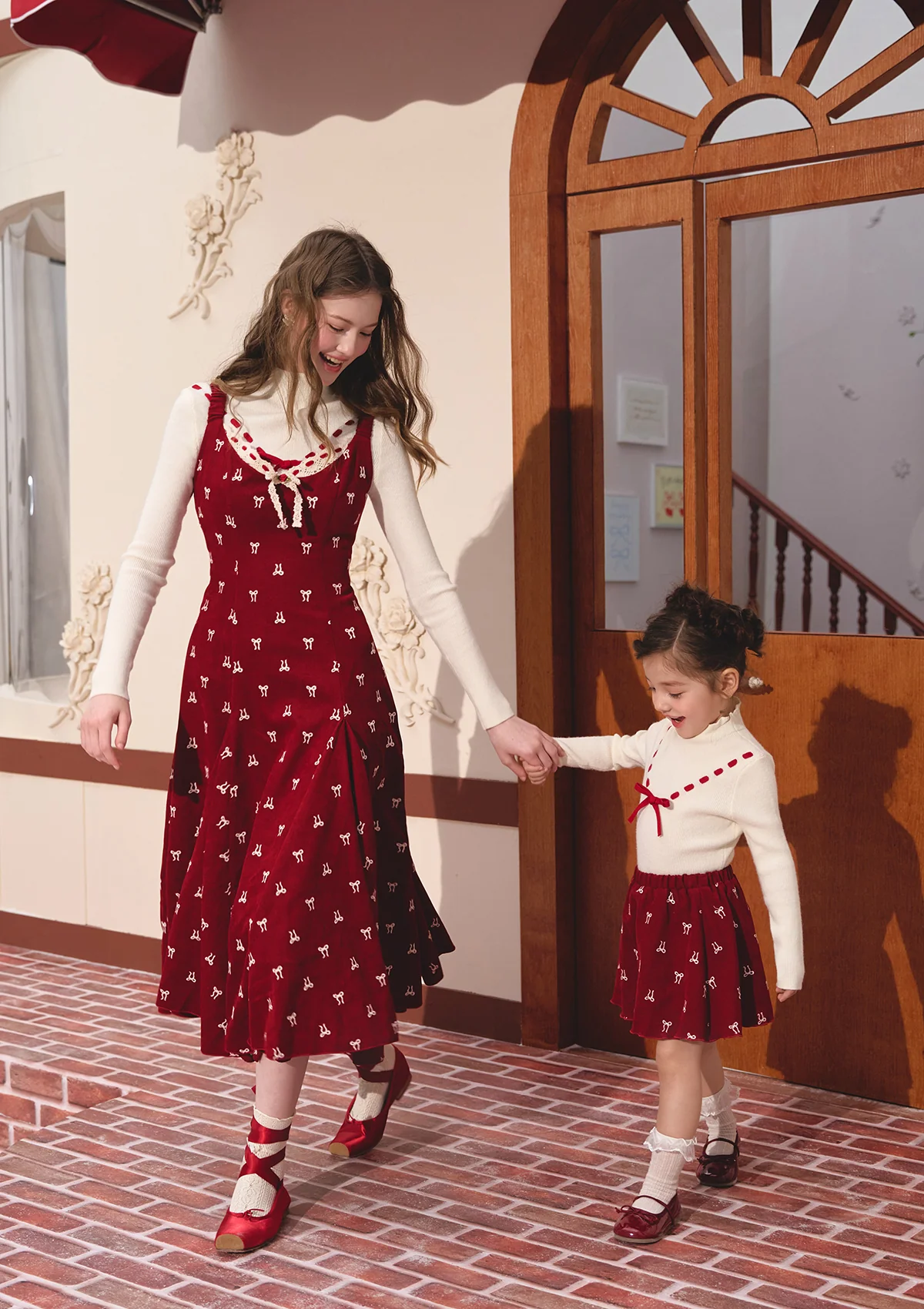 Toddler Girl Strawberry Post Office Knit Bottom Shirt - Thrancidy