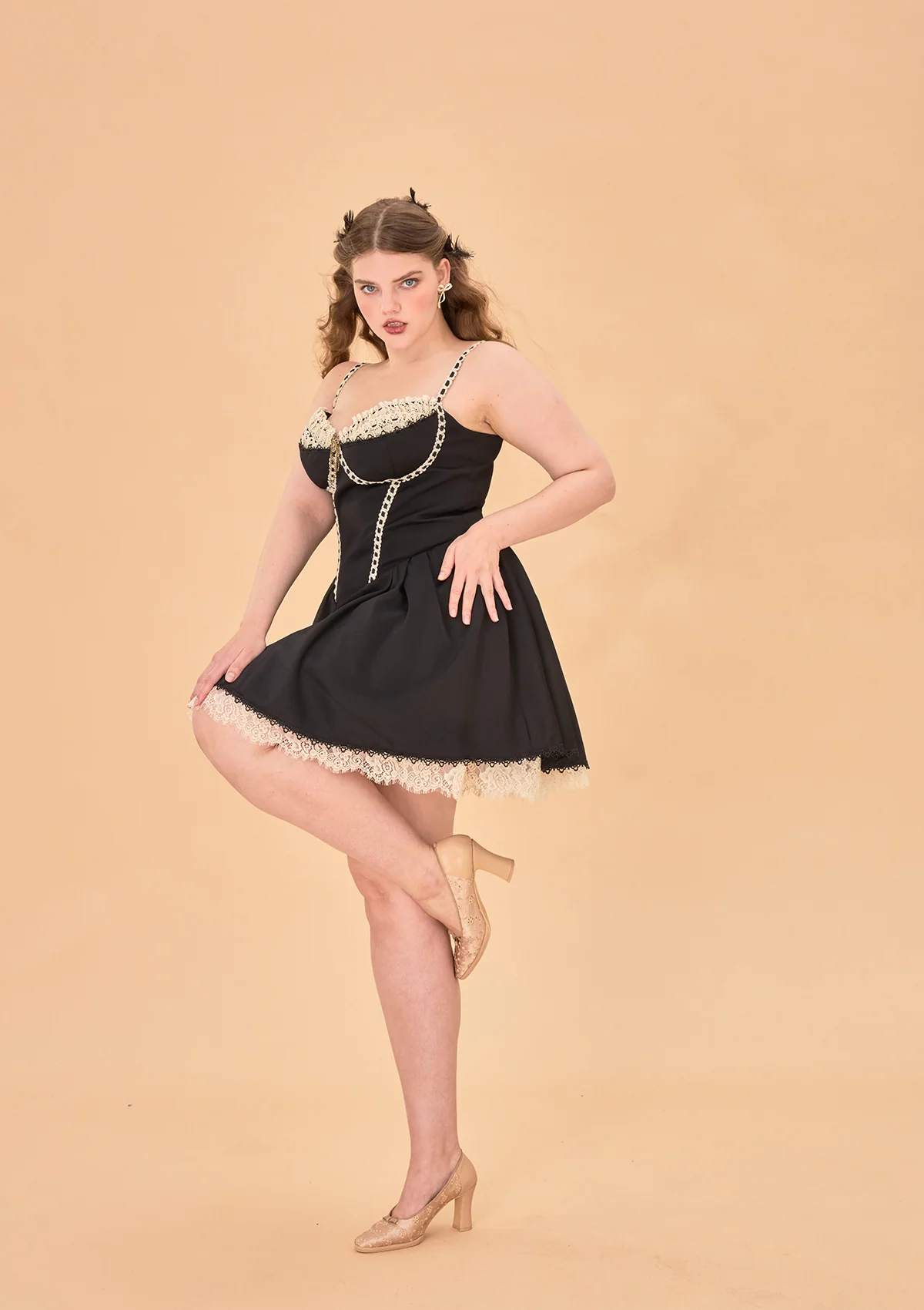 Curve & Plus Kate the Schemer Corset Dress - Thrancidy