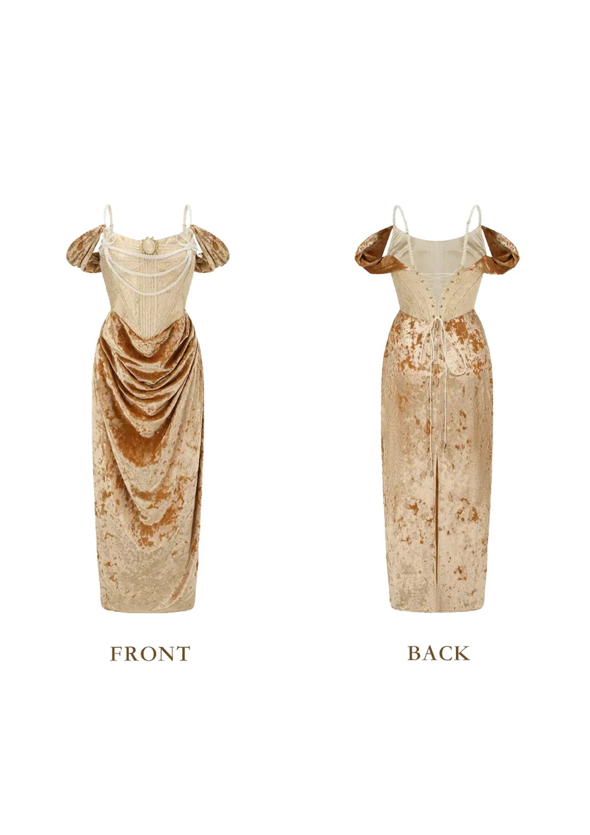 Curve & Plus Medusa Corset Dress - Thrancidy