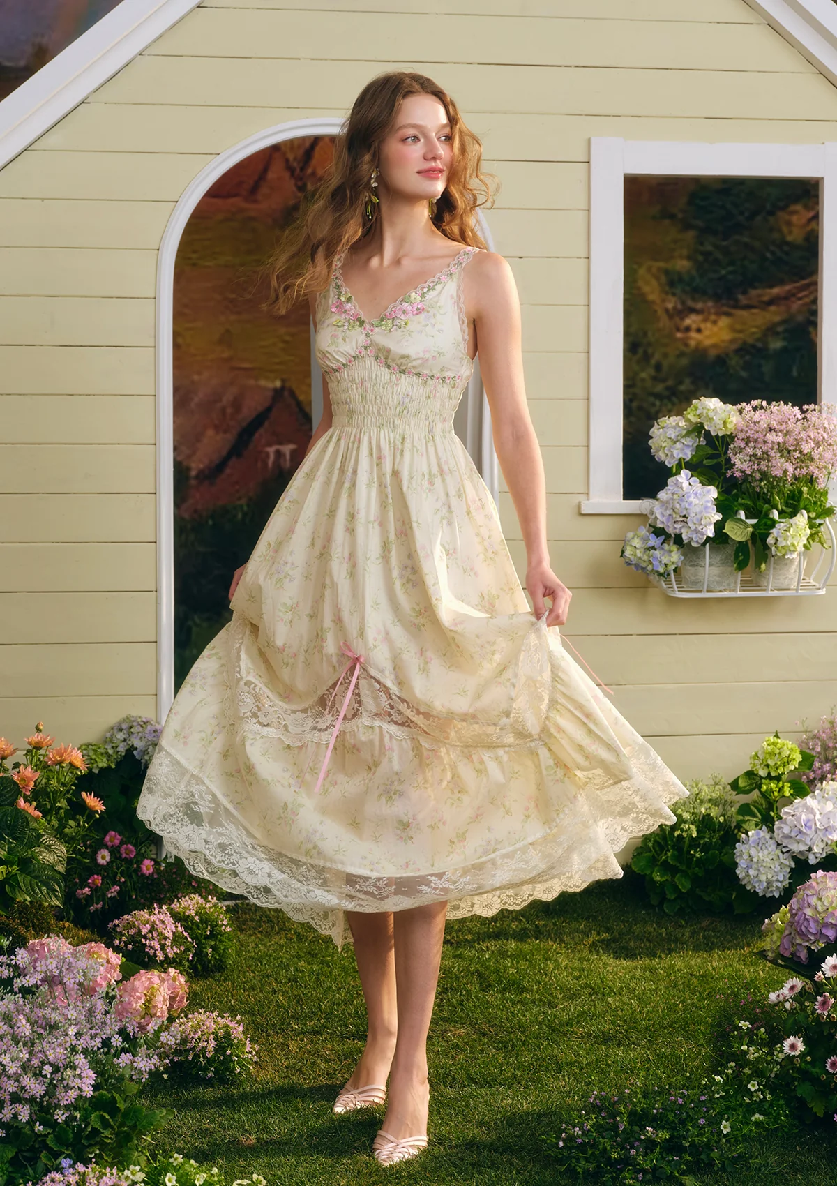 Floral Holiday Dress - Thrancidy