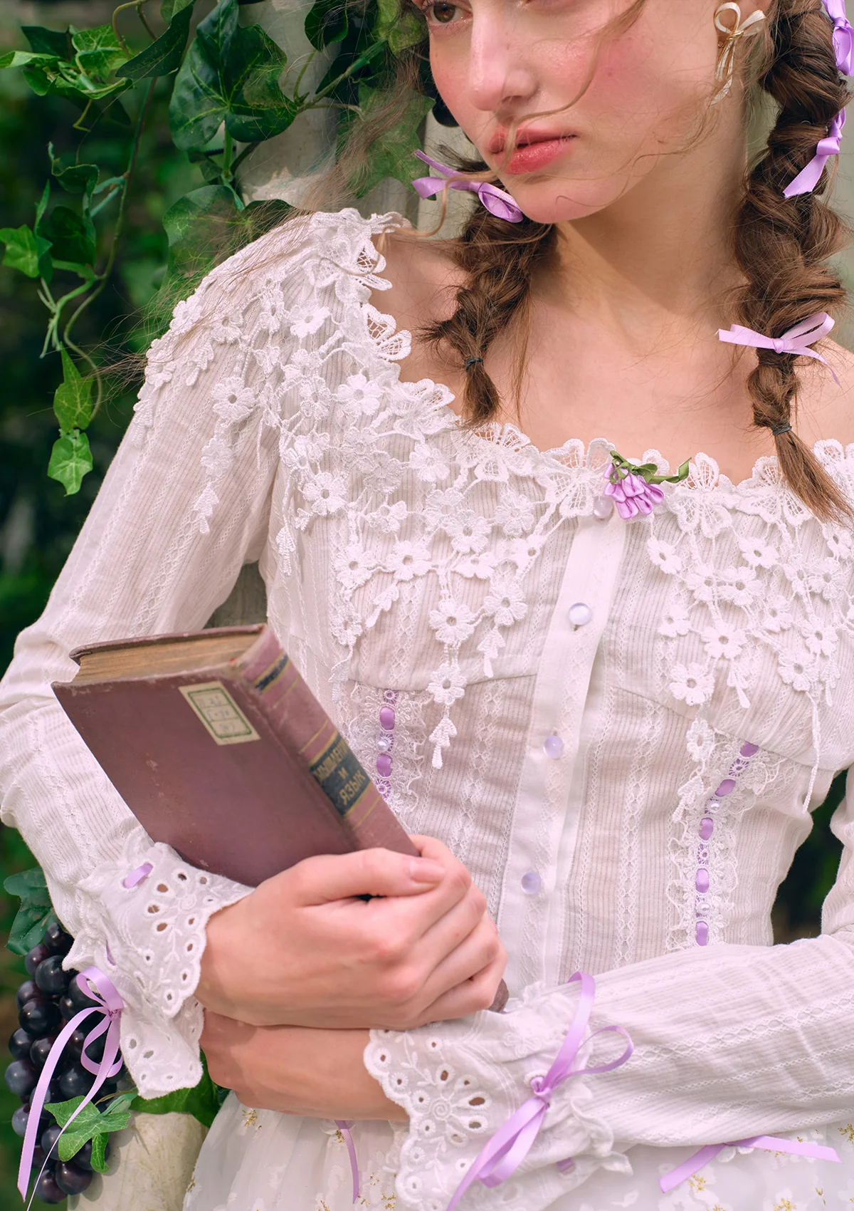 Flower Vine & Wind Song Top - Thrancidy