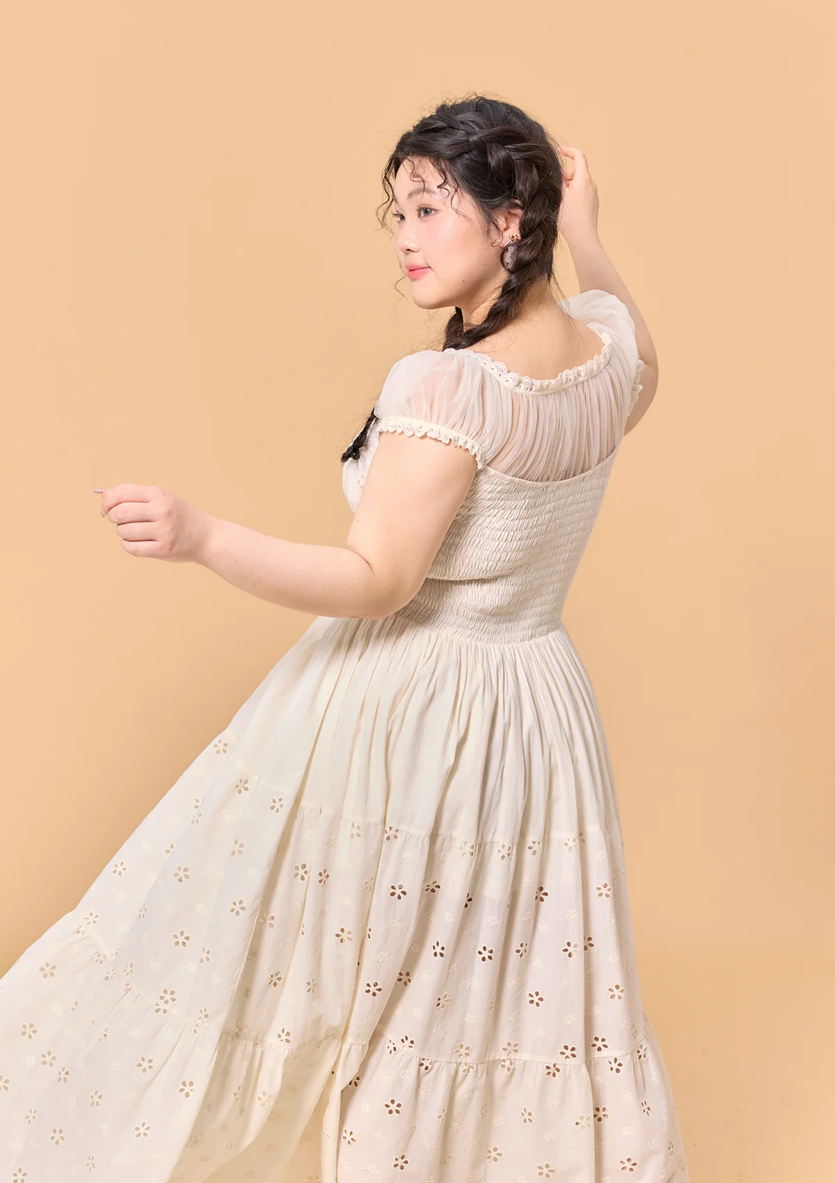 Curve & Plus Little White Rabbit Dress - Thrancidy
