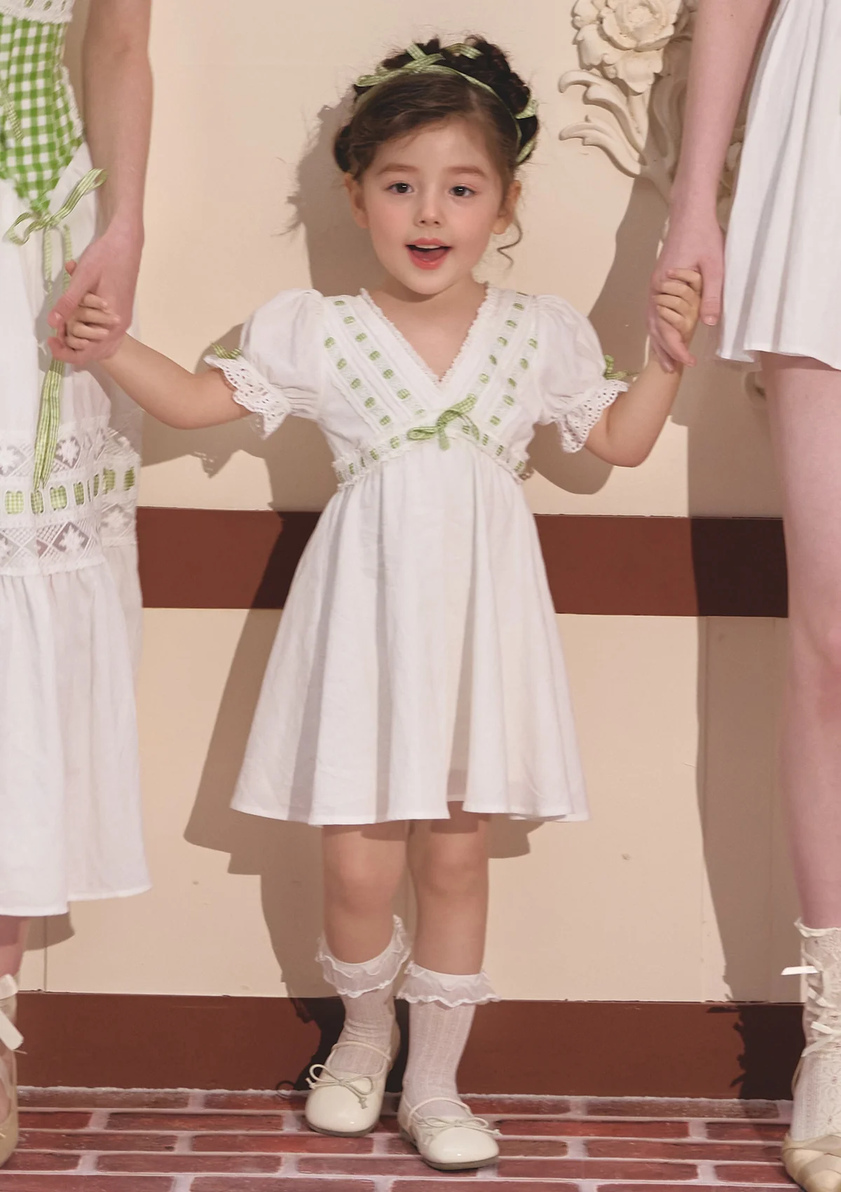 Toddler Girl Green Apple Paradise Dress - Thrancidy