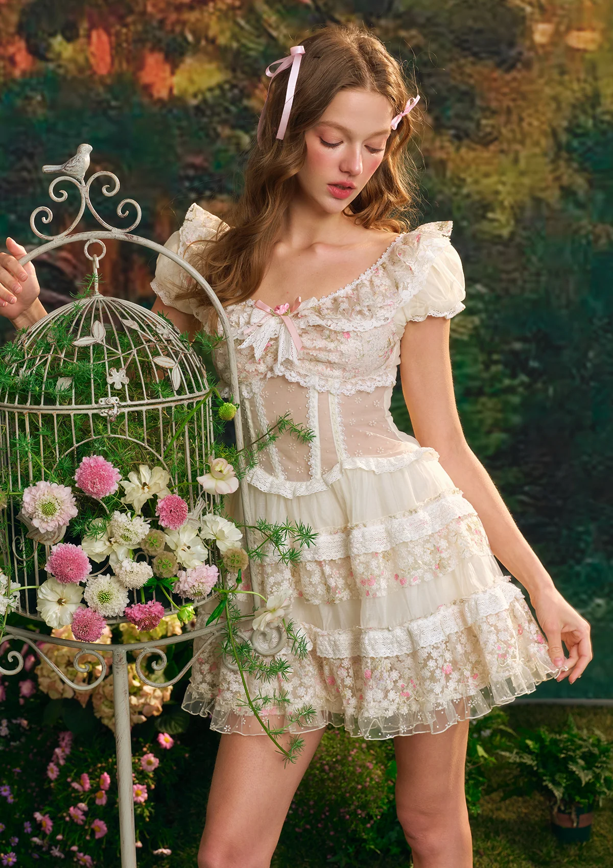 Star Flower Fairy Corset Dress - Thrancidy