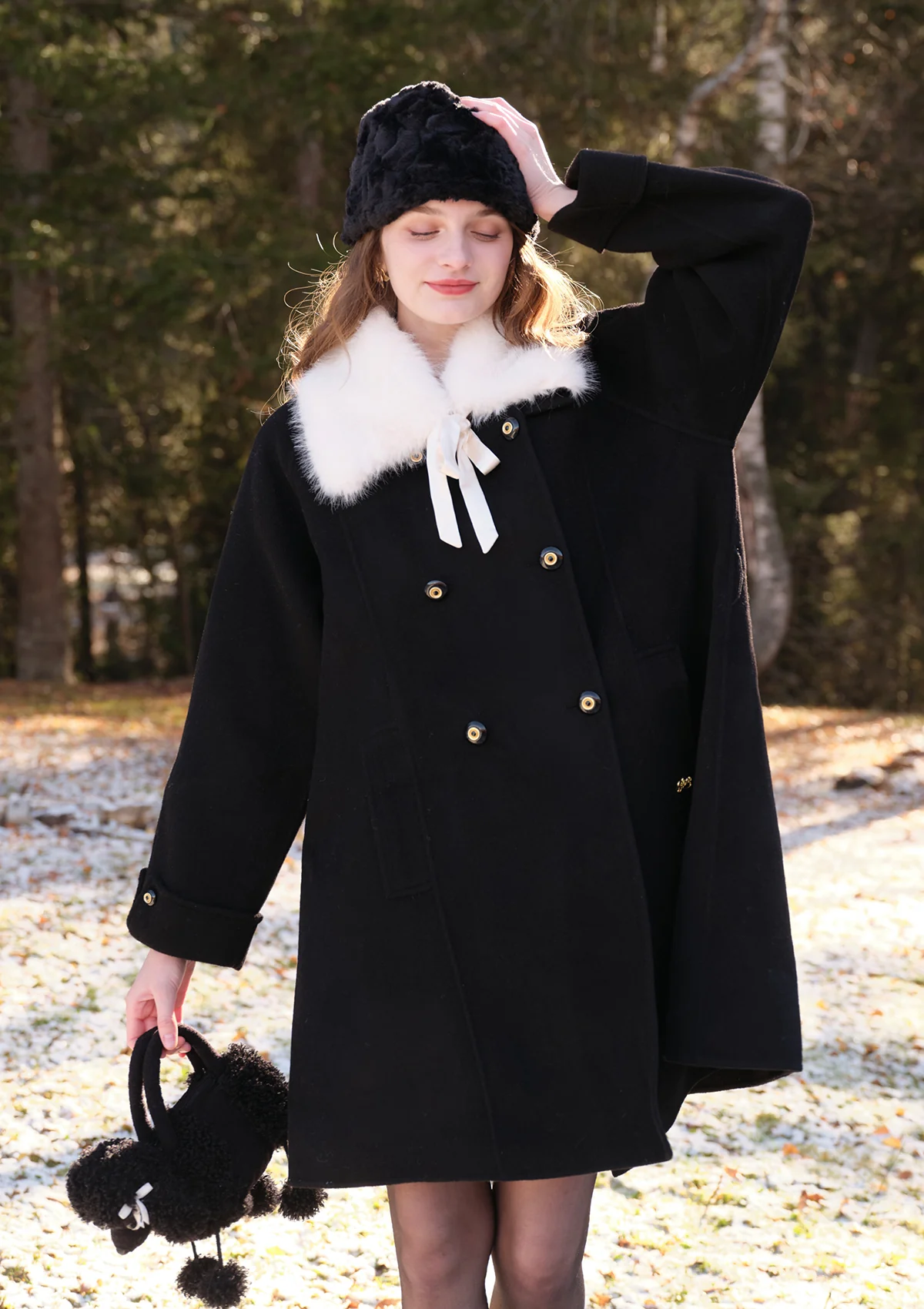 Princess Spade Double-faced Overcoat - Thrancidy