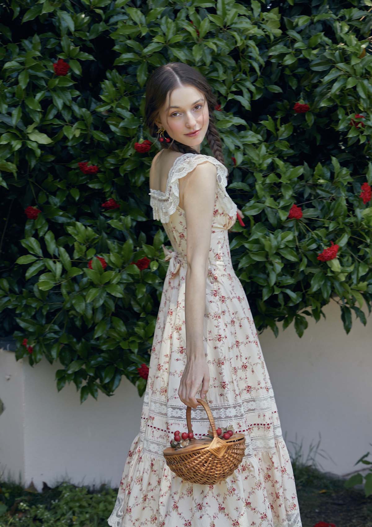 Red Garnet Corset Dress - Thrancidy