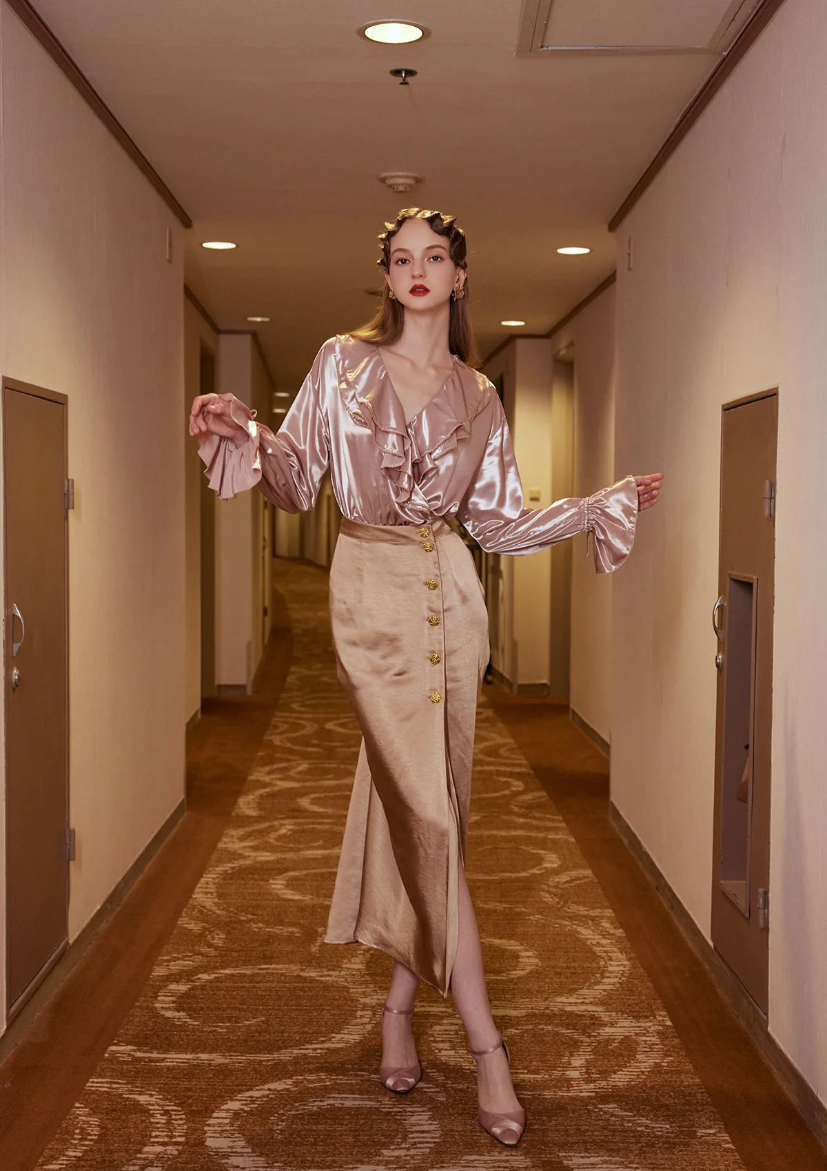 Golden Blush Skirt - Thrancidy