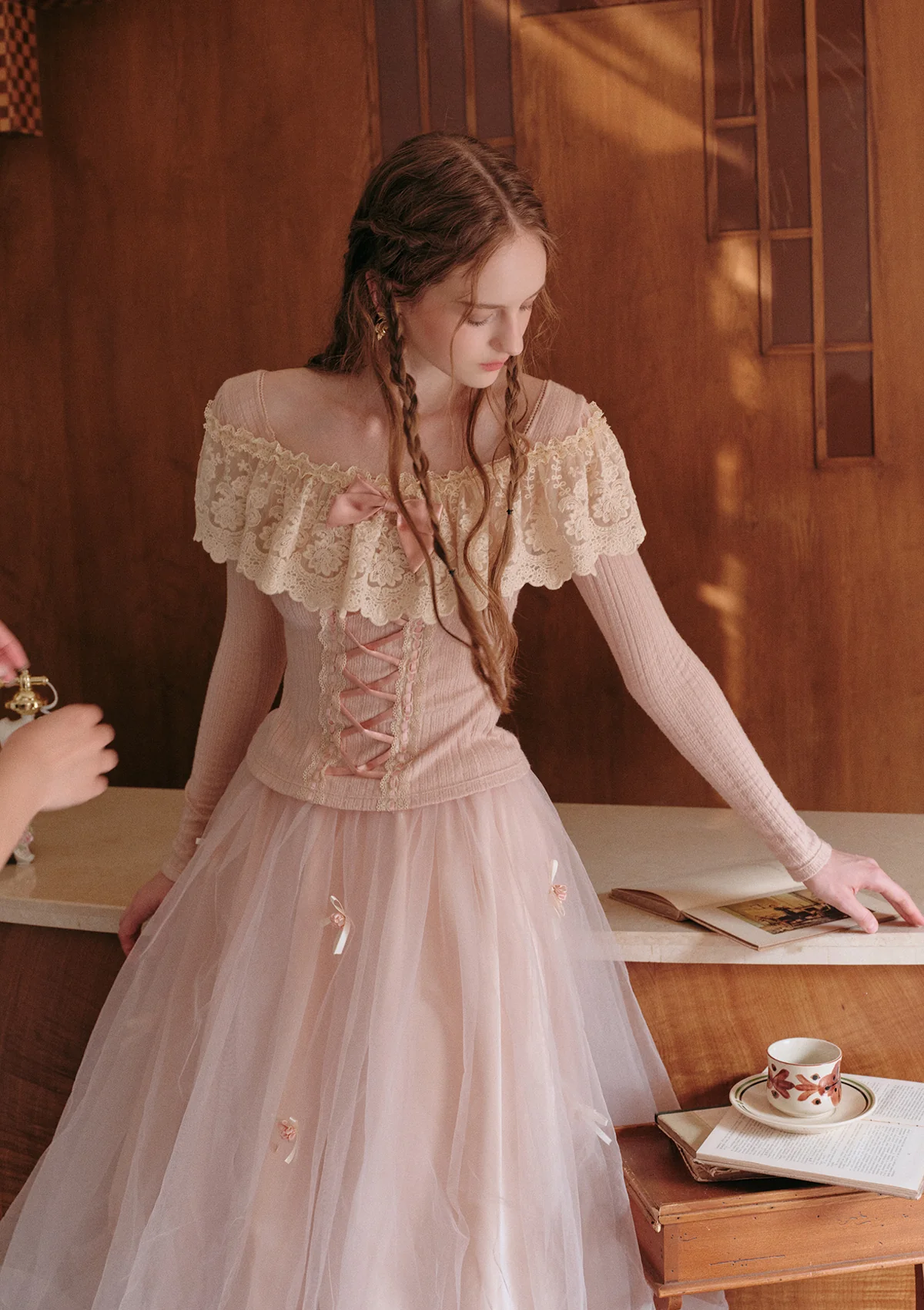 Warm Winter & Sweet Chestnut Knit Top - Thrancidy