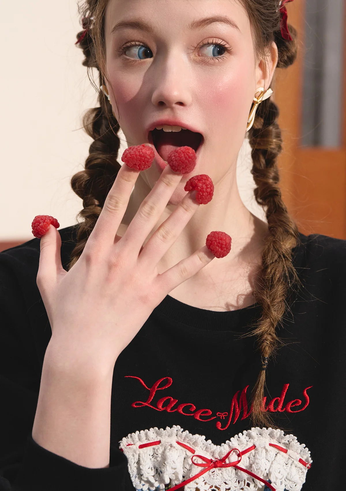 Curve & Plus Berry Brownie Hoodie - Thrancidy