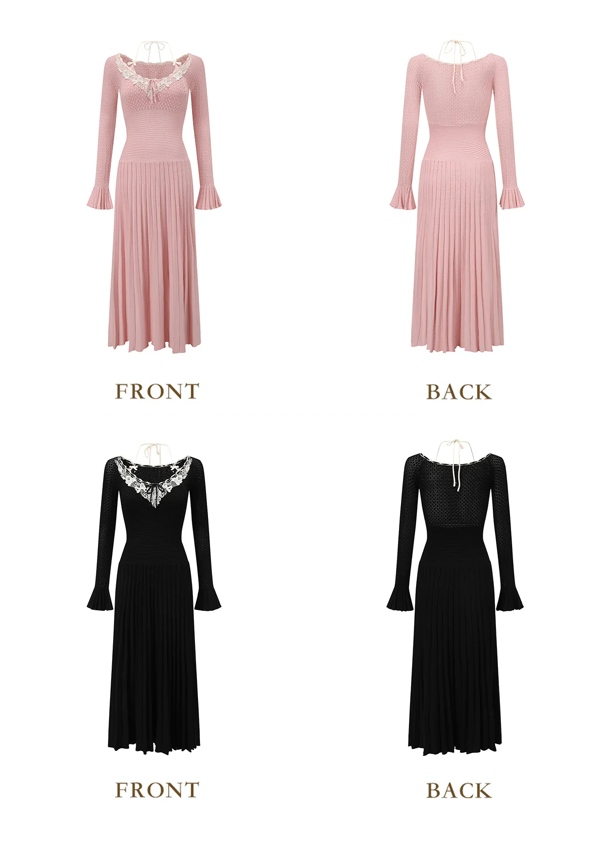 Symphony of Blossom Knit Dress - Thrancidy