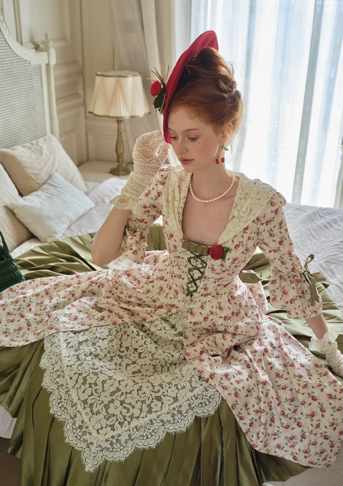 The Feast of Strawberry Bustle Dress - Thrancidy