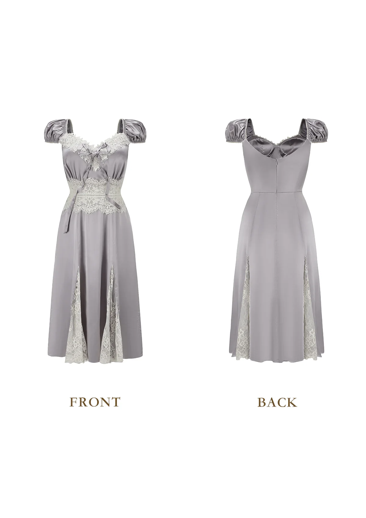 Curve & Plus Rosace Lavande Dress - Thrancidy