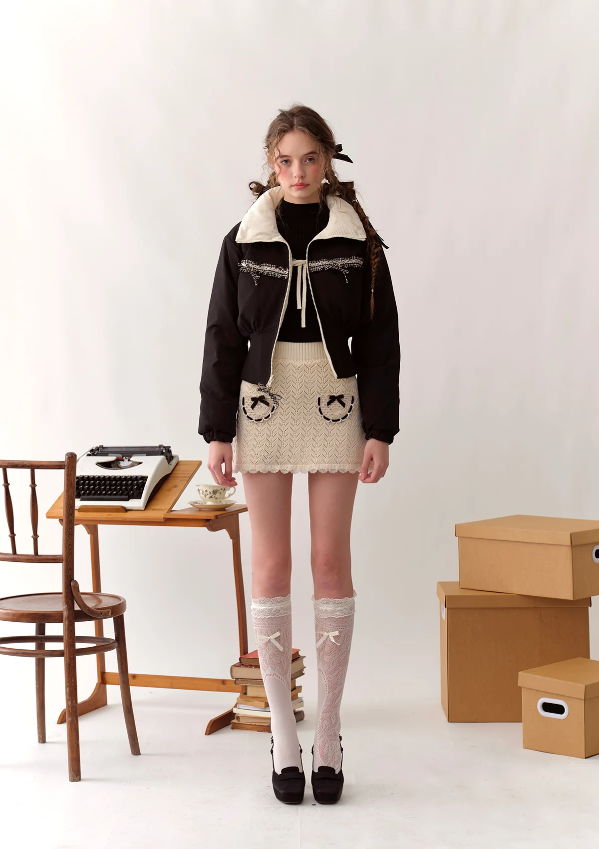 Blackberry Donazi Reversible 2-in-1 Down Jacket - Thrancidy