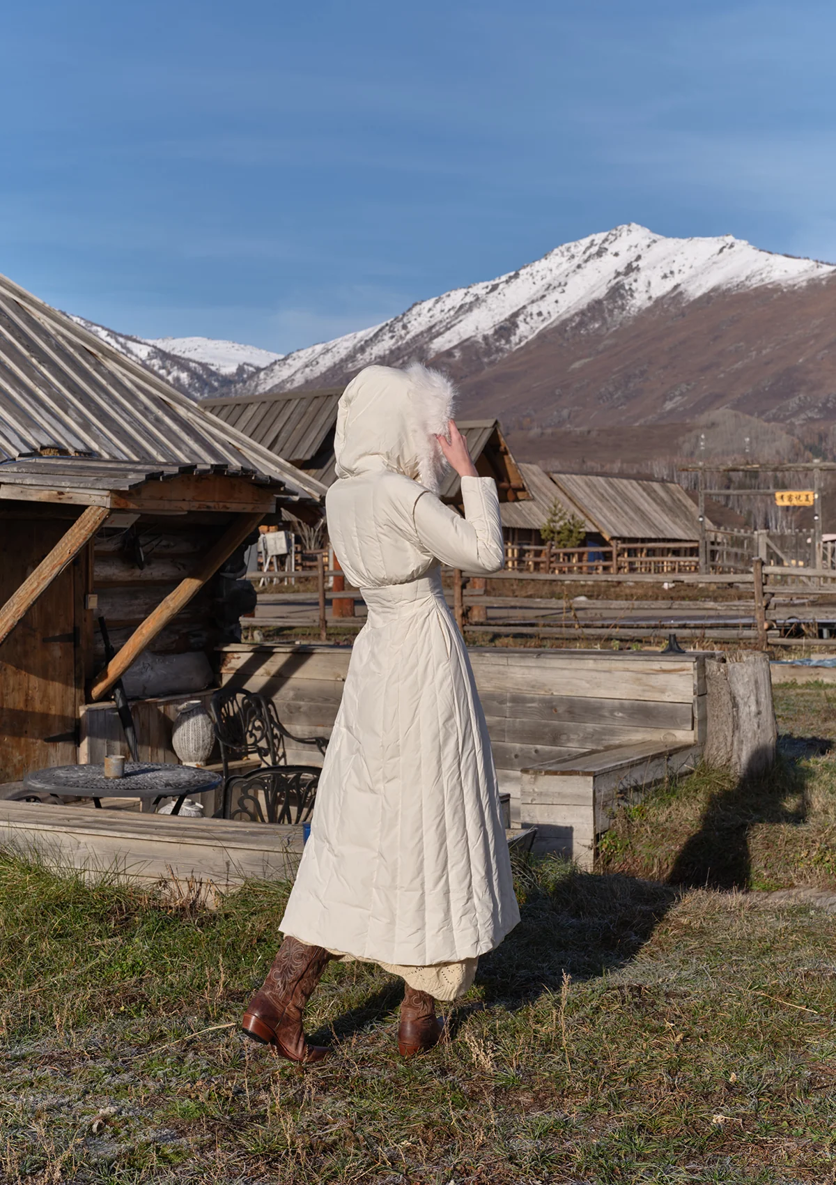 Paper Feather Down Coat(White) - Thrancidy