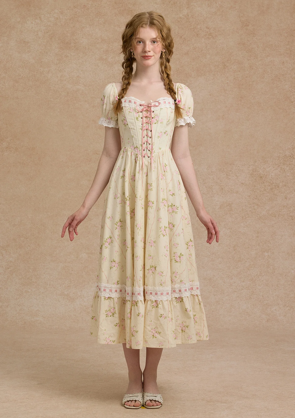 Kapok Diary Corset Dress - Thrancidy