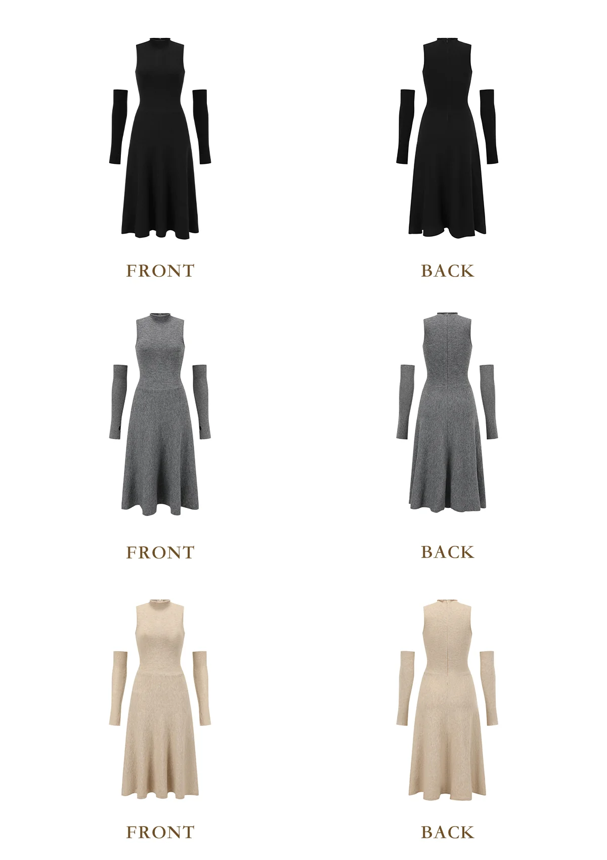 Miss Mine Knit DressLong - Thrancidy