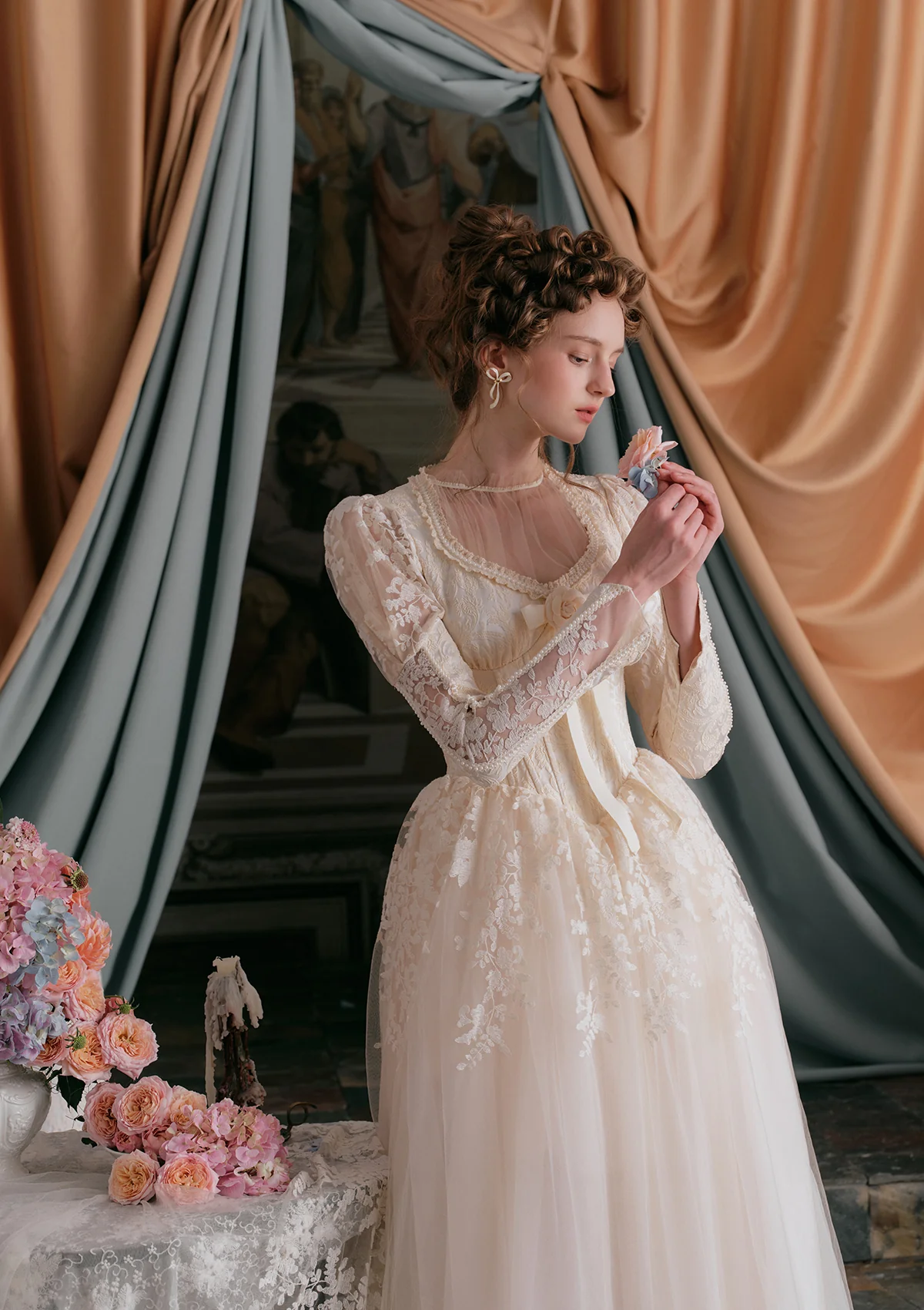 Pure White Wedding Corset Dress - Thrancidy