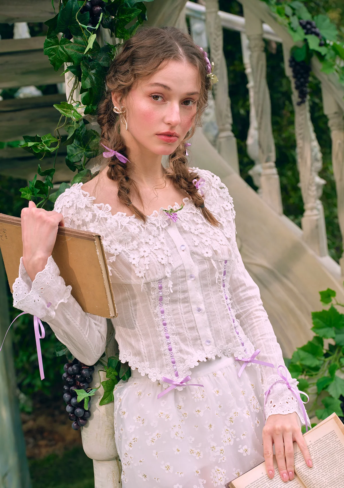 Flower Vine & Wind Song Top - Thrancidy