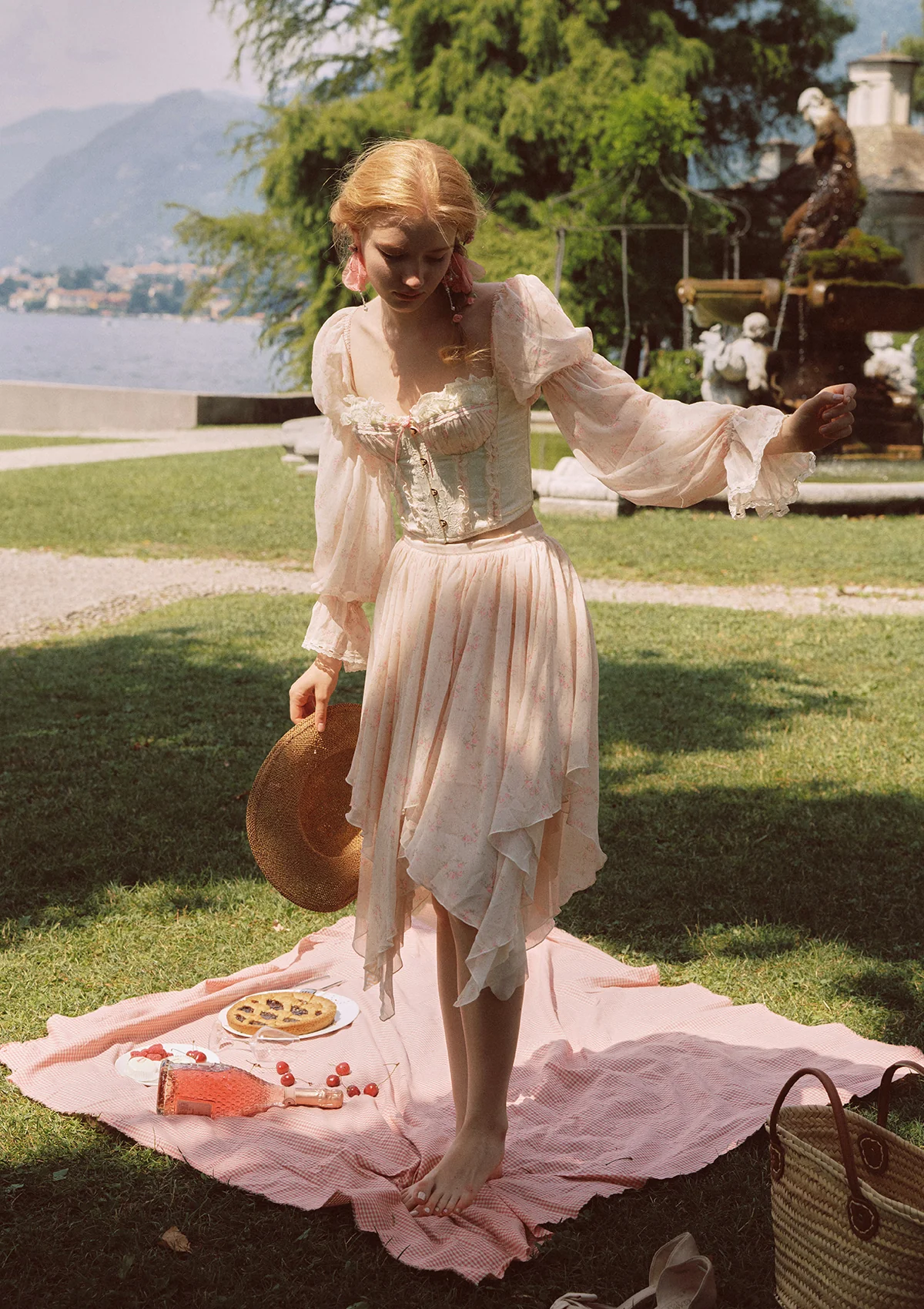 Girl Floral Notes Skirt - Thrancidy