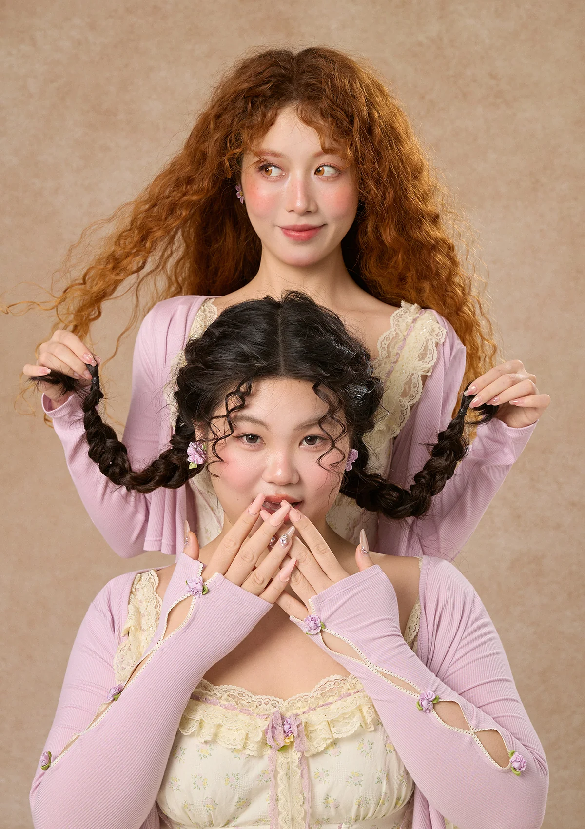 Curve&Plus Cream Clove Dress - Thrancidy