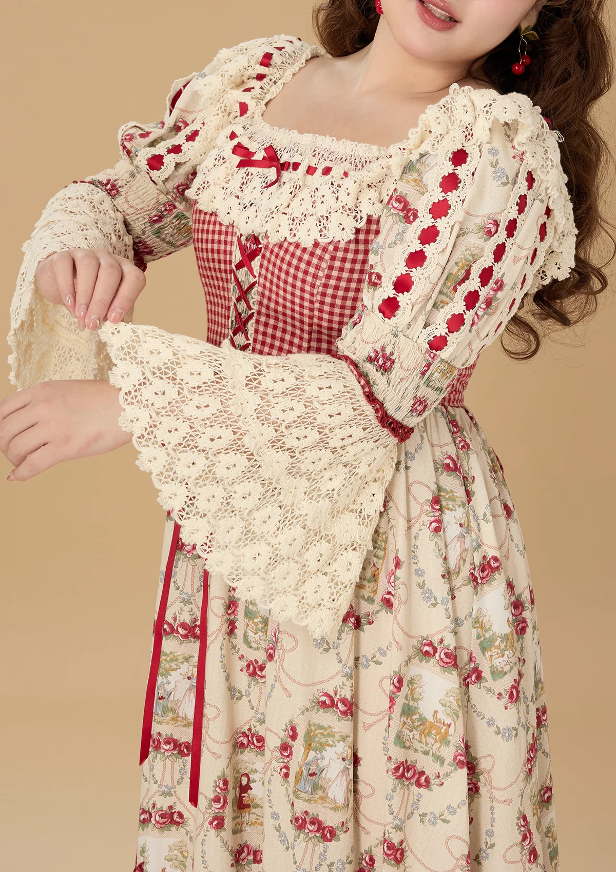 Curve & Plus Little Red Riding Hood  Dress - Thrancidy