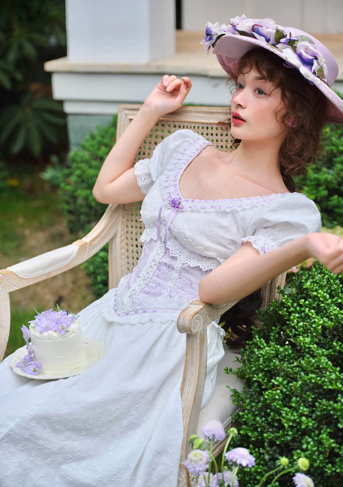 Love of the Purple Taro Corset Dress - Thrancidy