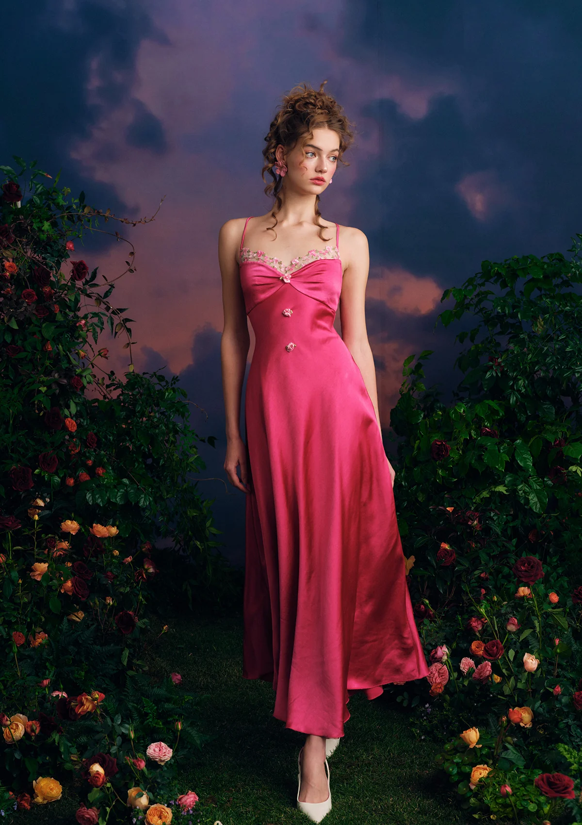 Tuberose Rose Beauty Dress - Thrancidy