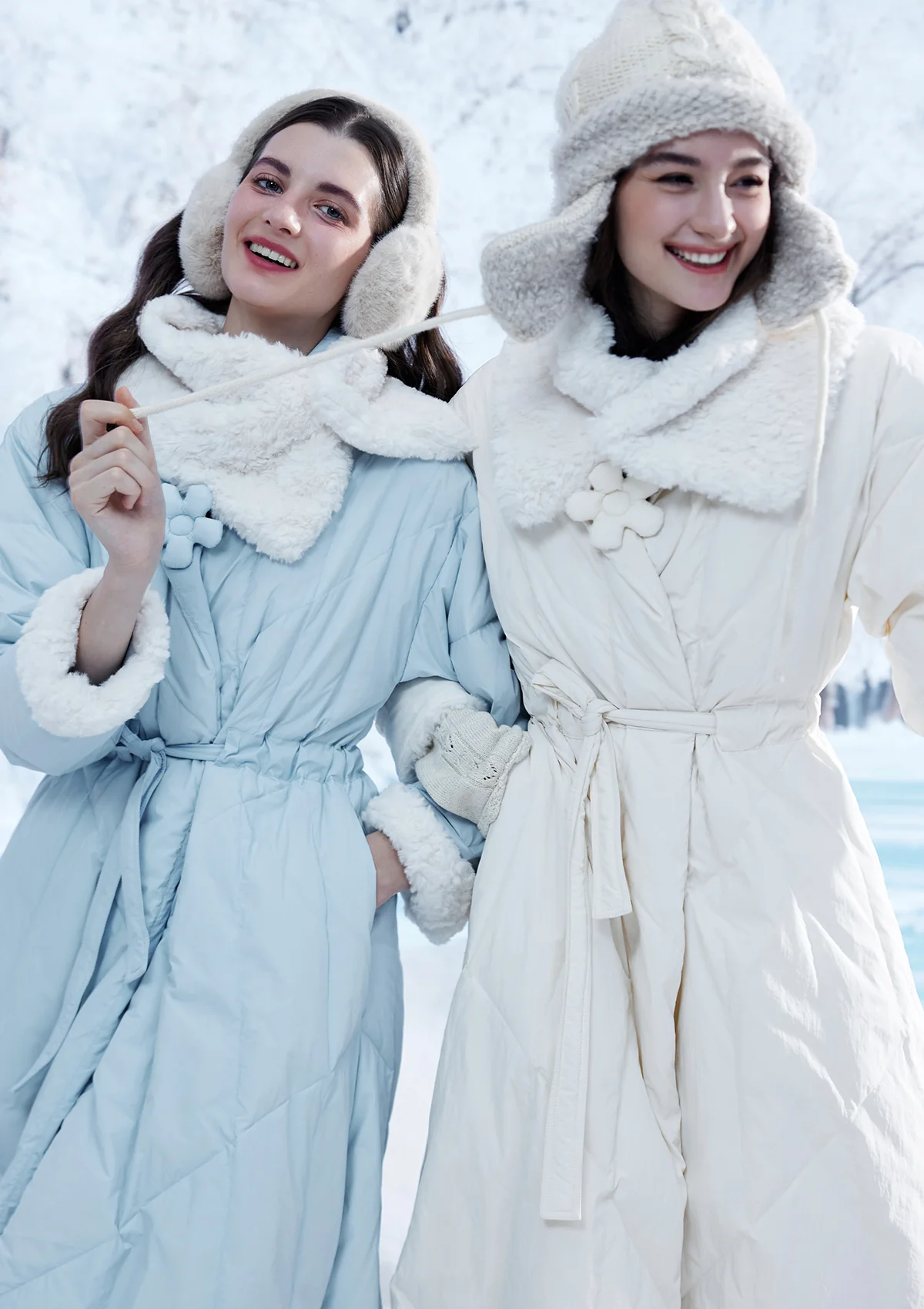 Edelweiss Lover Down Coat - Thrancidy