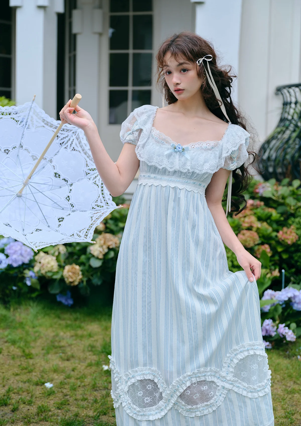 Matin de fentre fleurie Dress - Thrancidy