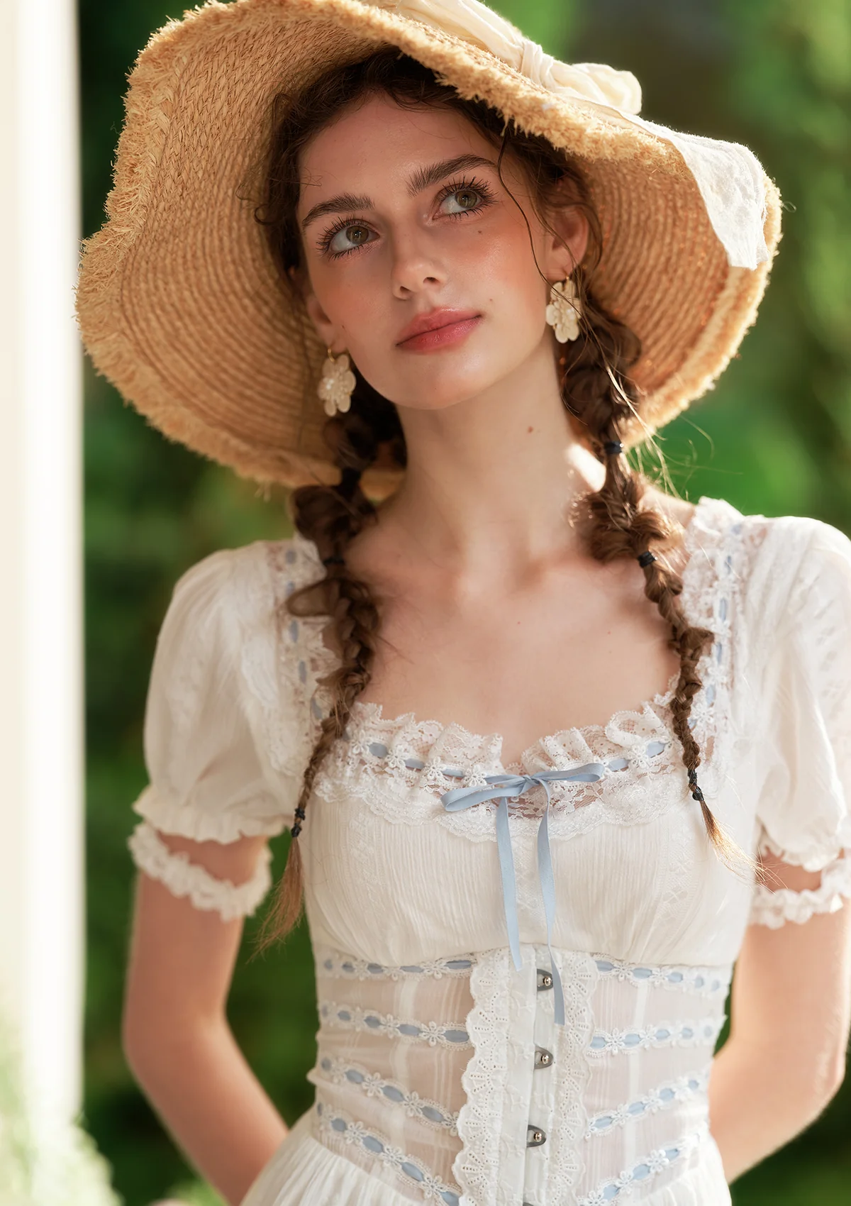 Dear White Pages Corset Dress - Thrancidy