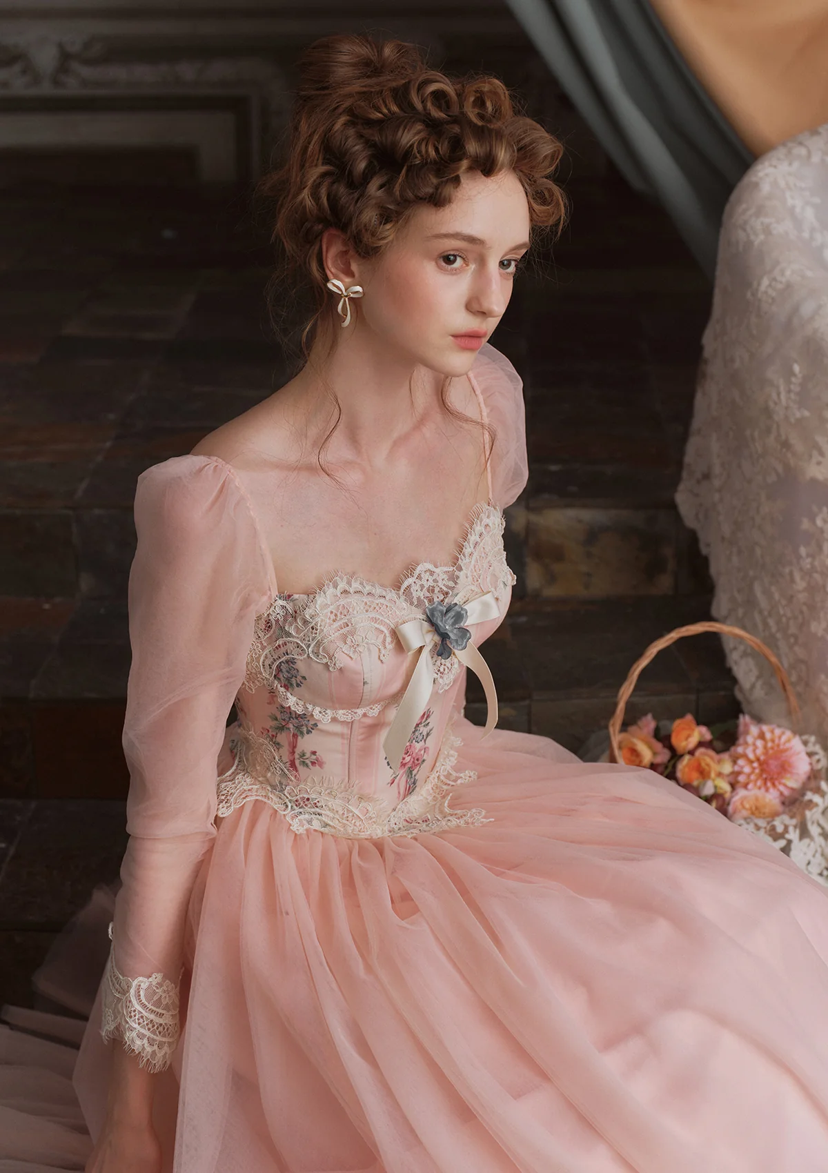 Annalise Long Sleeve Corset Dress - Thrancidy