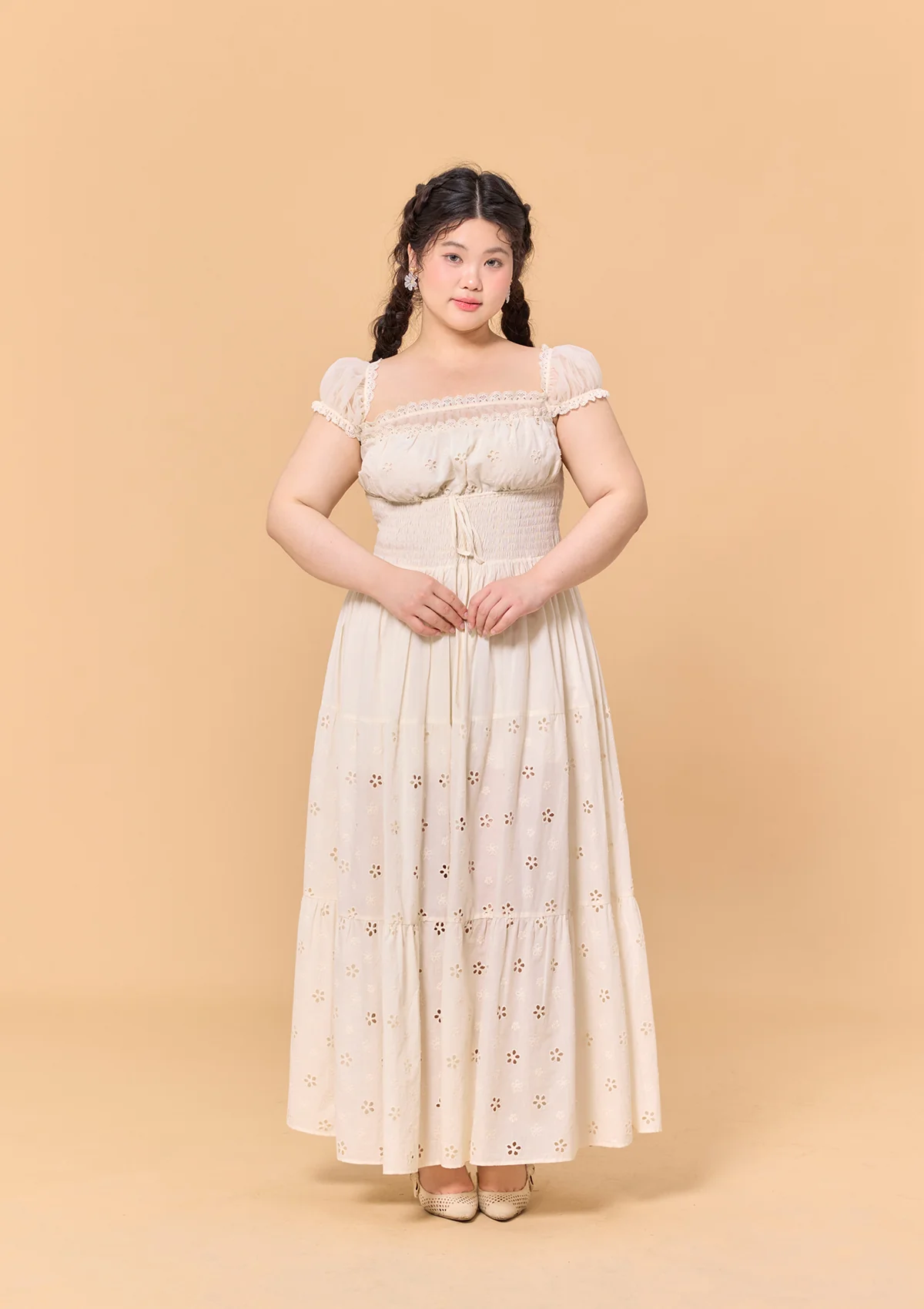 Curve & Plus Little White Rabbit Dress - Thrancidy