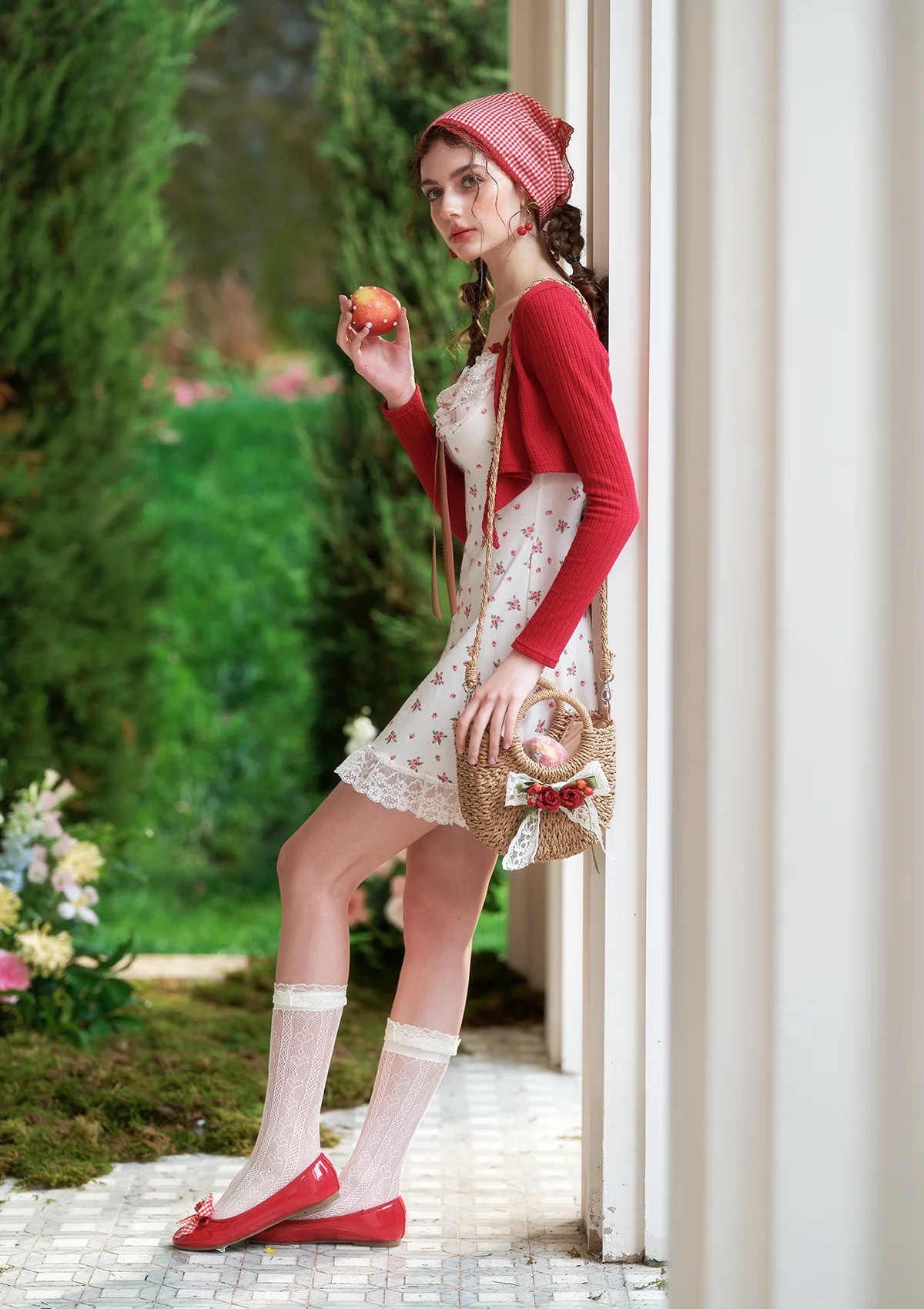 The Little Red Rose Dress - Thrancidy