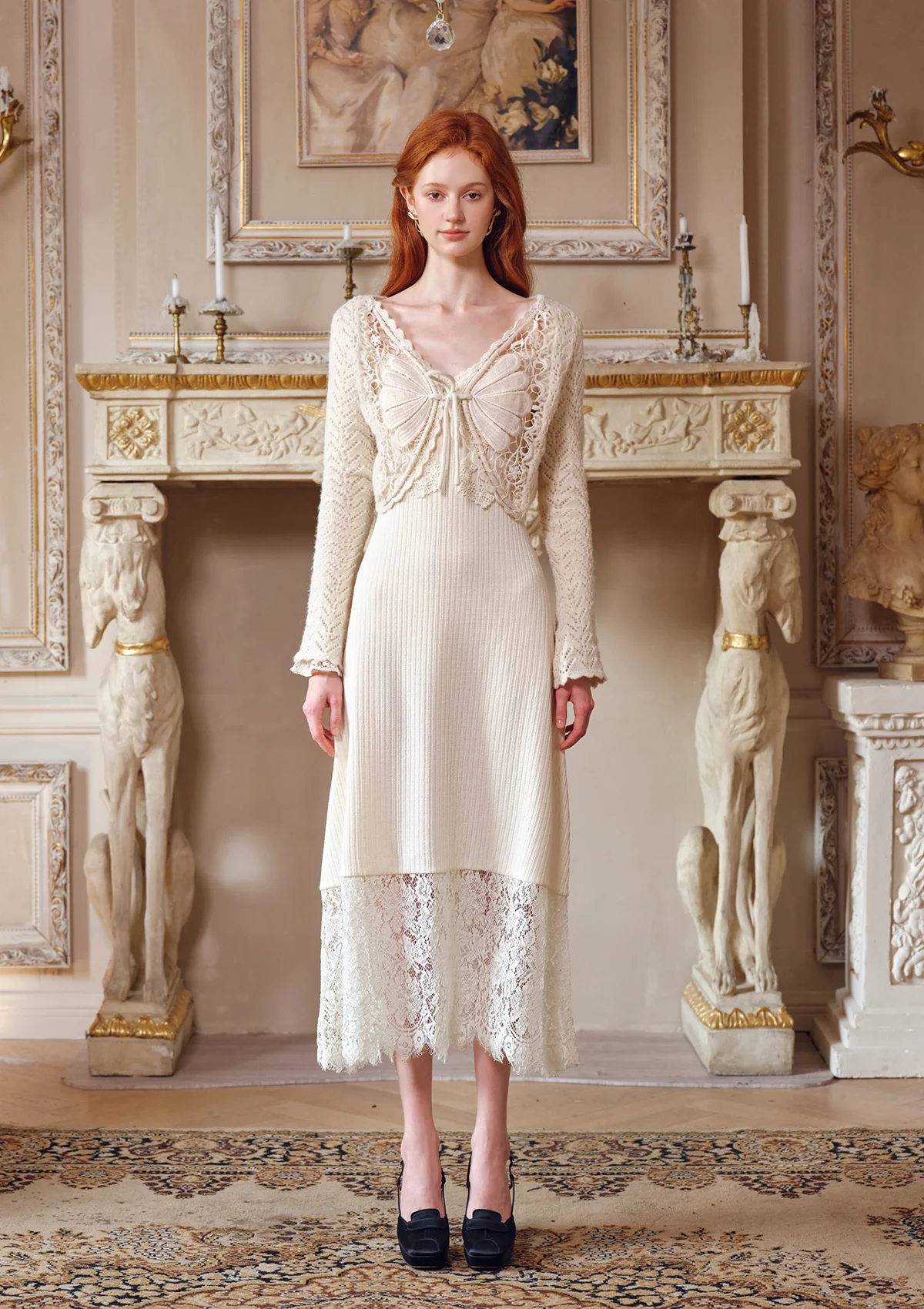 Lady Pearl Knit Dress - Thrancidy