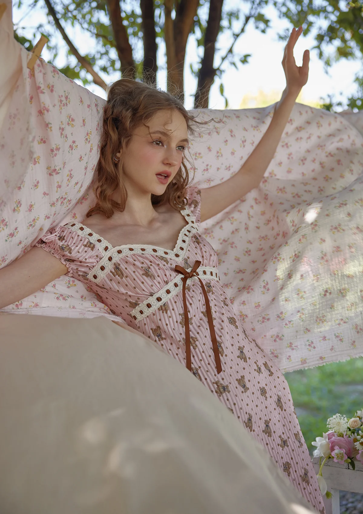 Muffin Bear in Vacation Dress - Thrancidy