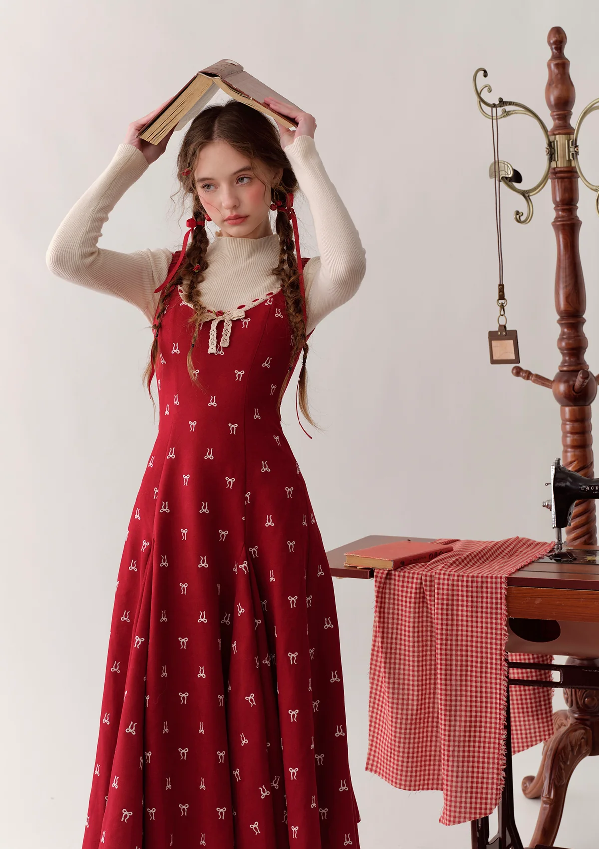 Strawberry Newspaper Office Dress - Thrancidy