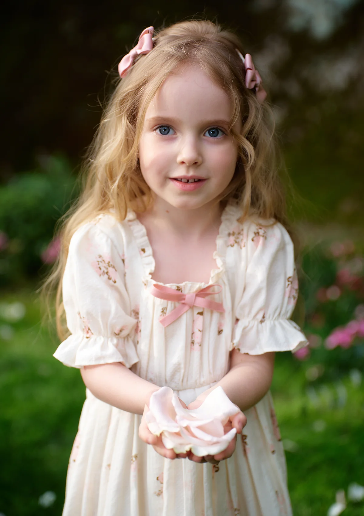 Toddler Girl Rose's Smile Dress - Thrancidy