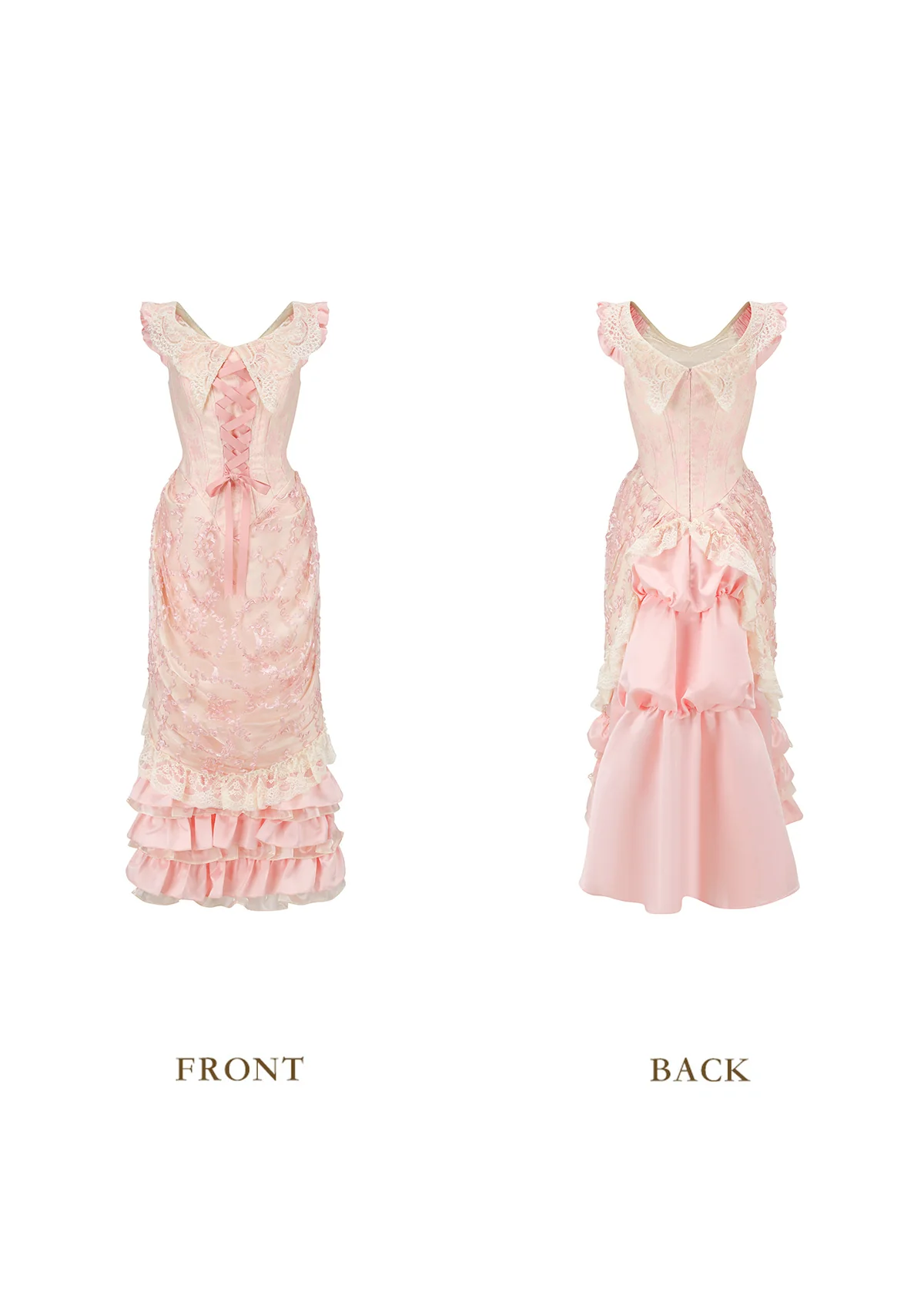 Antique Vase Bustle Corset Dress - Thrancidy