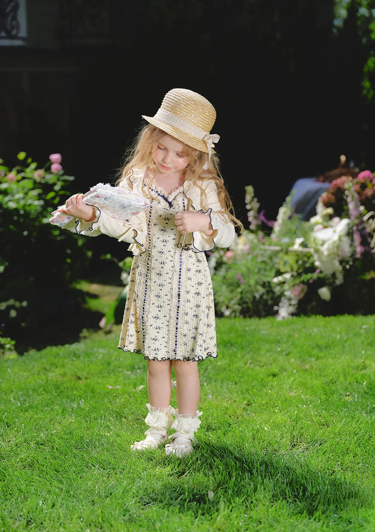 Toddler Girl Blueberry Dress - Thrancidy