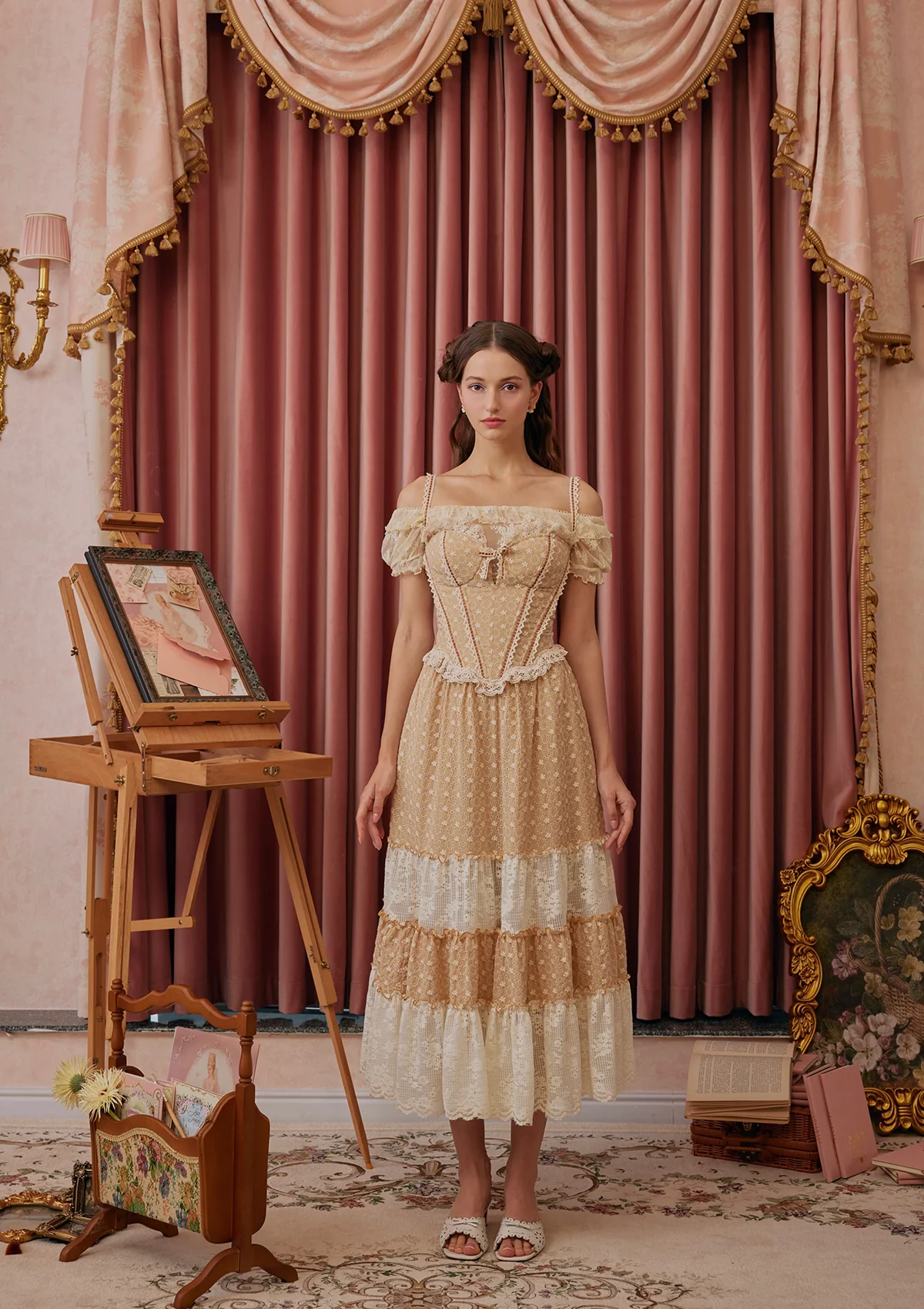 Miss Cinnamon Corset Dress - Thrancidy