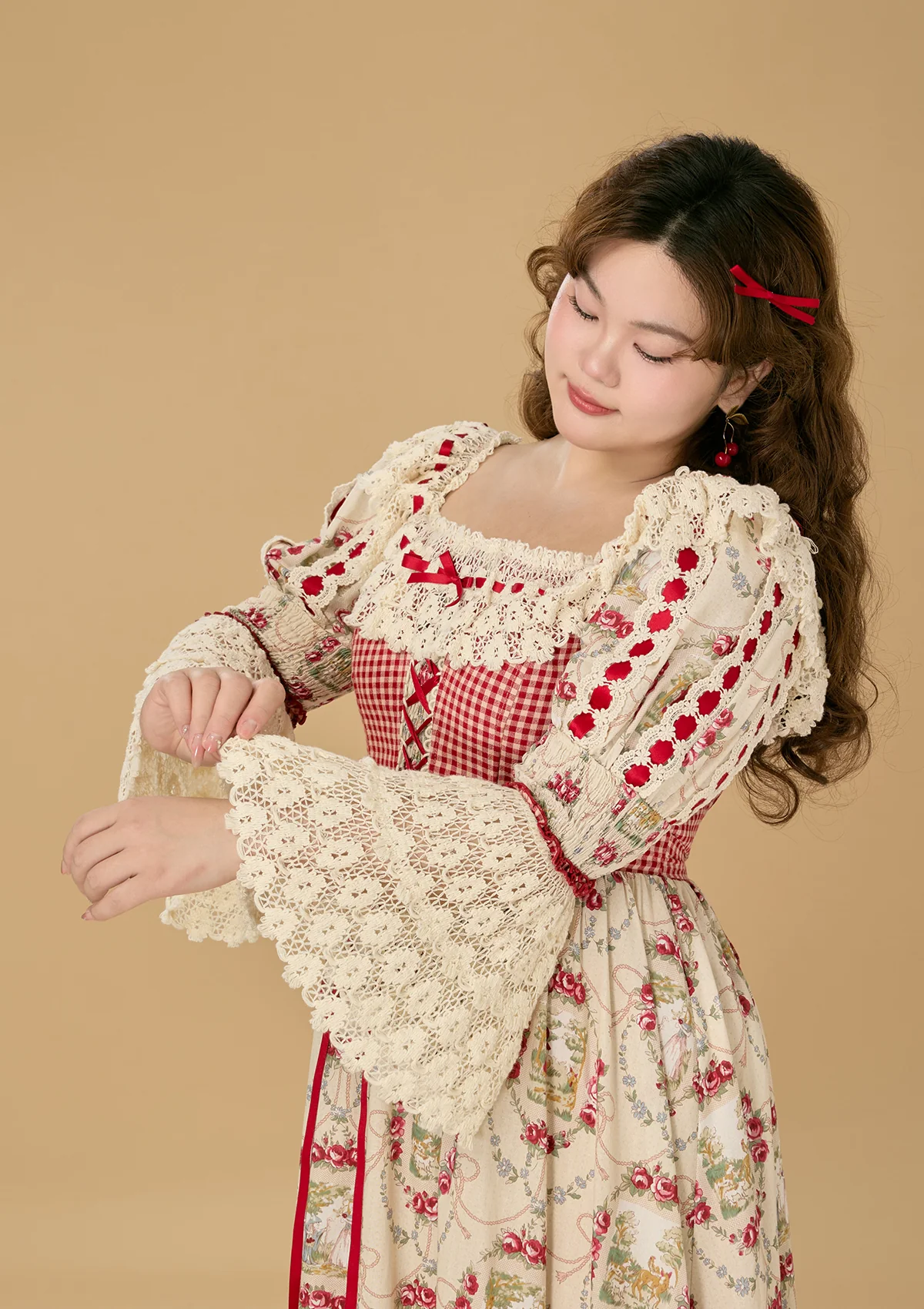 Curve & Plus Little Red Riding Hood  Dress - Thrancidy