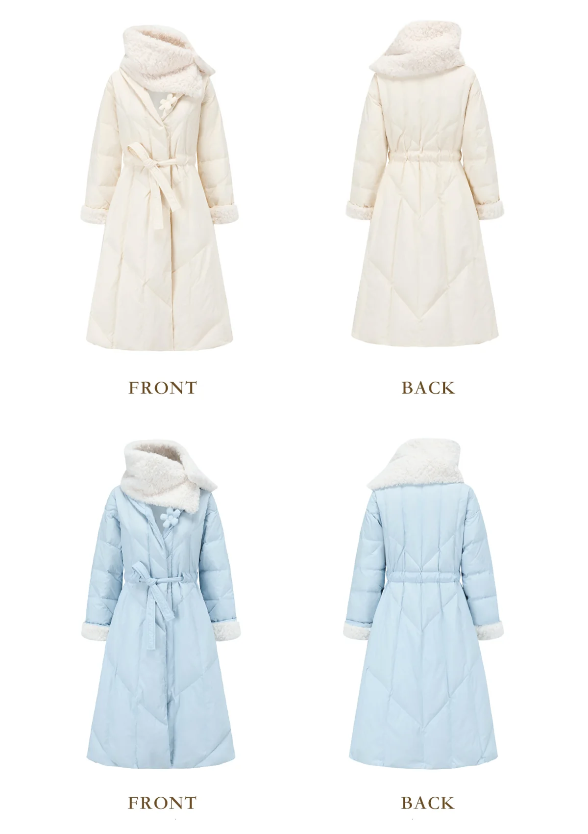 Edelweiss Lover Down Coat - Thrancidy